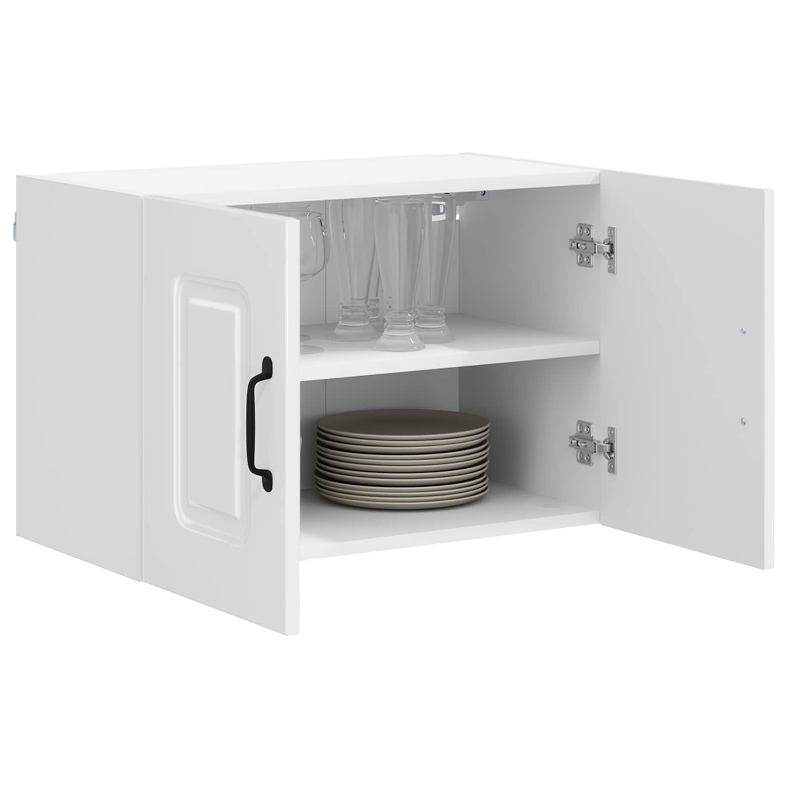 Vaatwasserpaneel Kalmar 2 pcs Hoogglans wit 60 x 31 x 40 cm is nu te koop bij PeponiXL, paradijselijk wonen!