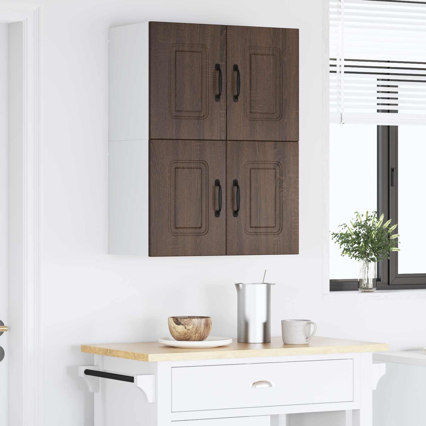 Vaatwasserpaneel Kalmar 2 pcs Bruin Eiken 60 x 31 x 40 cm is nu te koop bij PeponiXL, paradijselijk wonen!