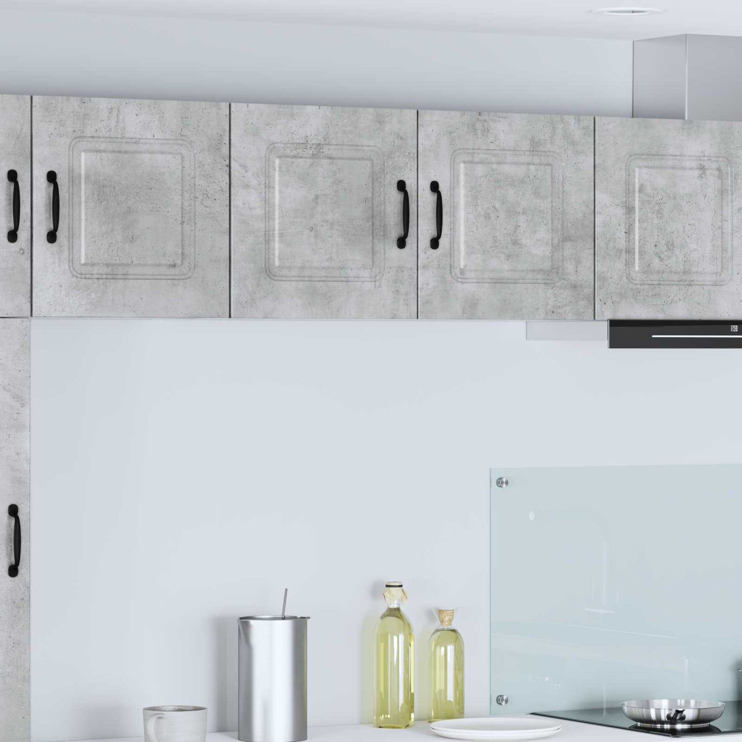 Vaatwasserpaneel met opslag Kalmar Beton Grijs 80 x 31 x 40 cm is nu te koop bij PeponiXL, paradijselijk wonen!