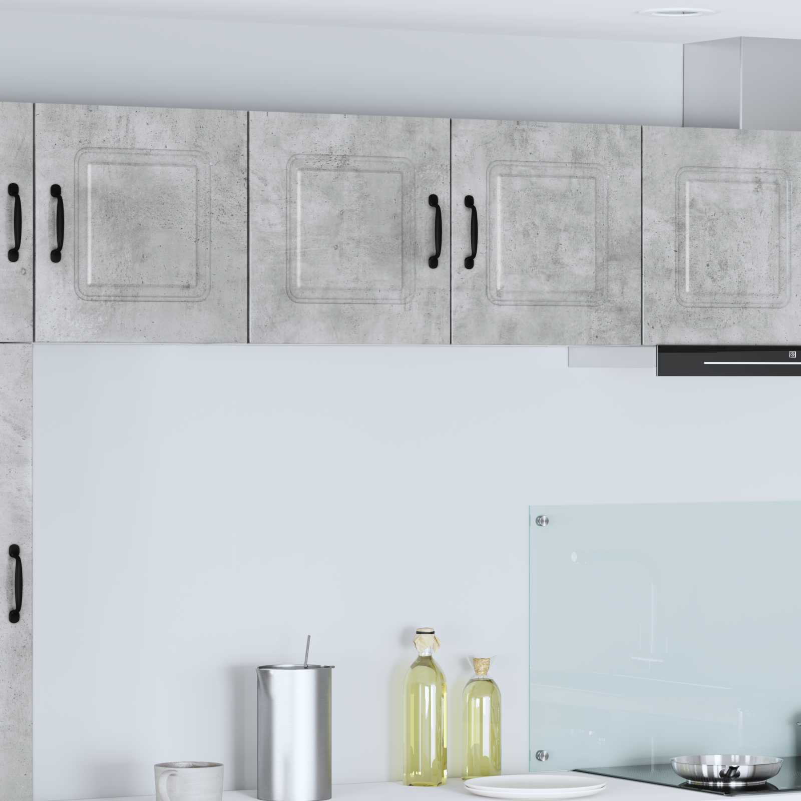 Vaatwasserpaneel met opslag Kalmar Beton Grijs 80 x 31 x 40 cm is nu te koop bij PeponiXL, paradijselijk wonen!