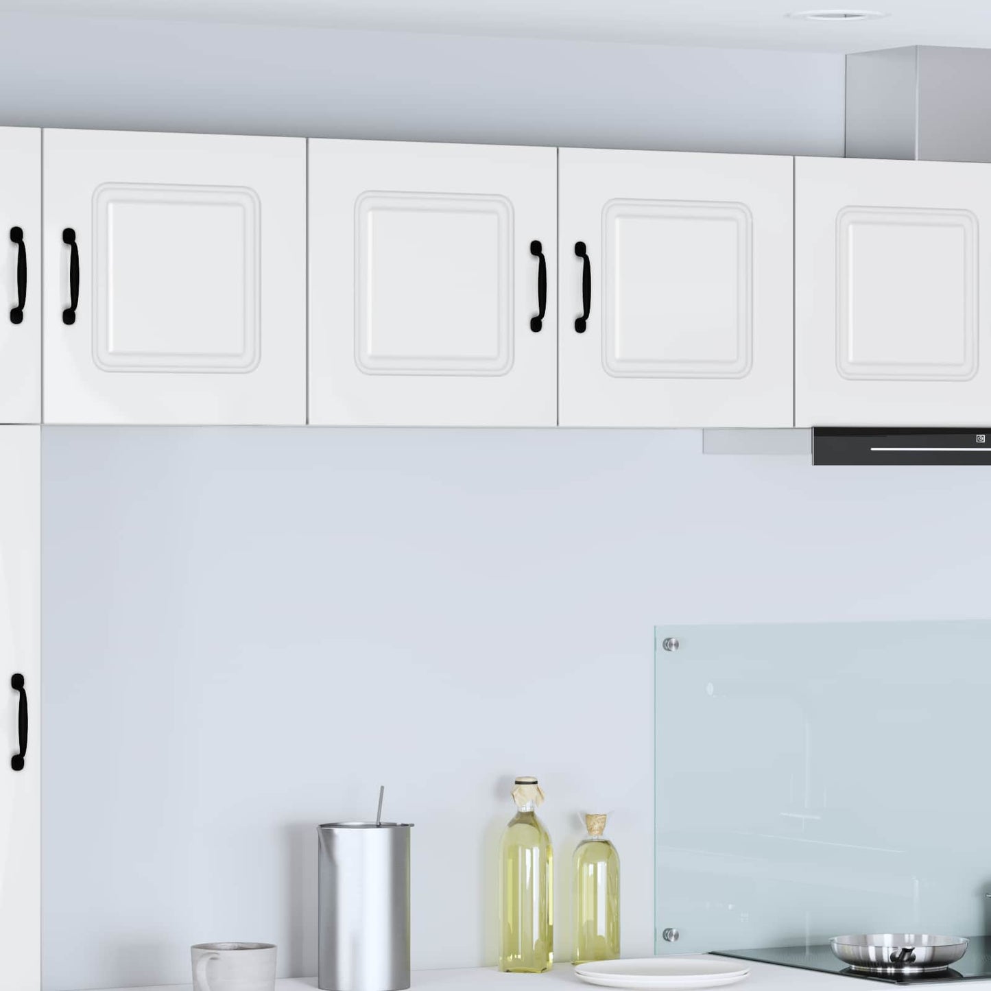 Keukenkast Kalmar Hoogglans wit 80 x 31 x 40 cm Bewerkt hout is nu te koop bij PeponiXL, paradijselijk wonen!