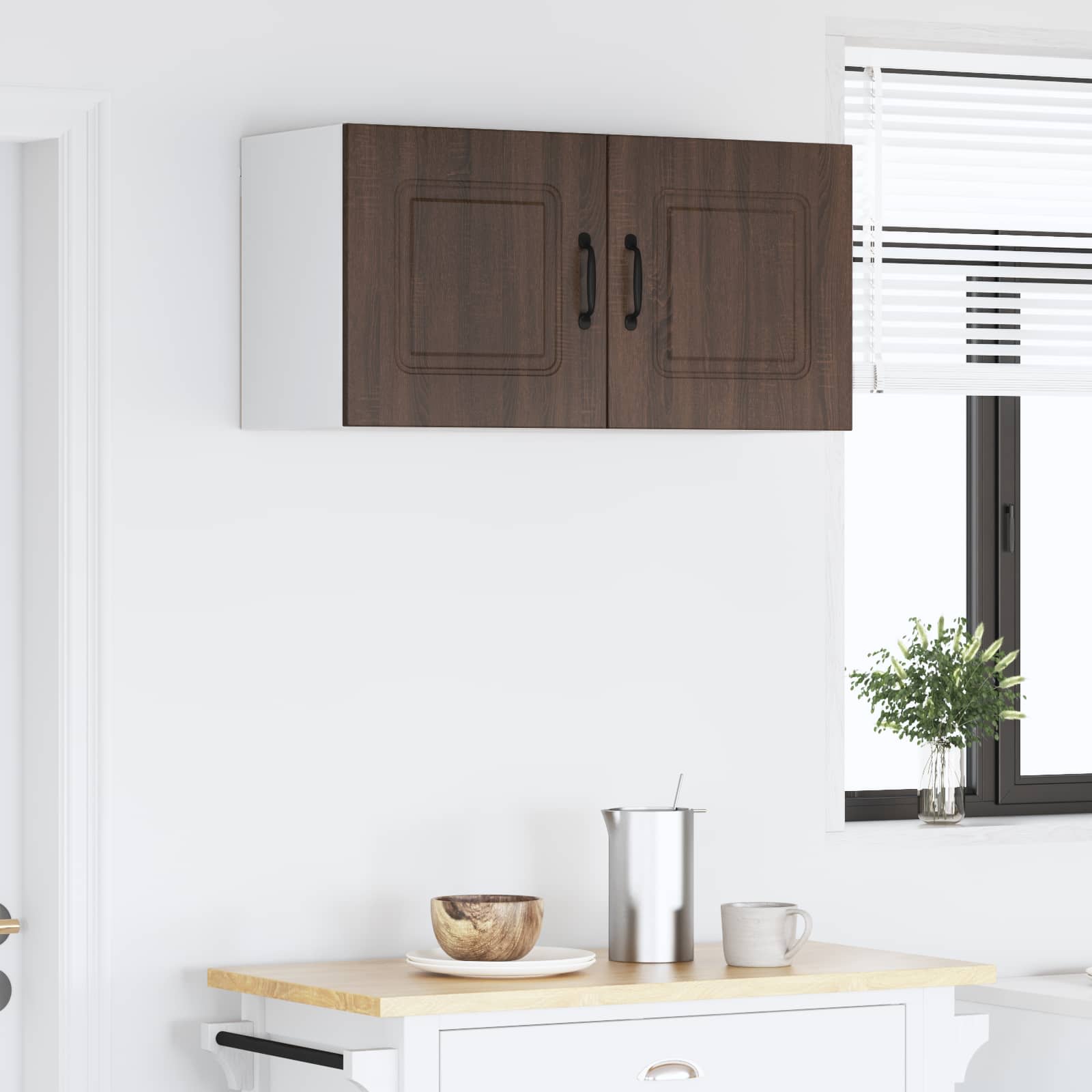Vaatwasserpaneel met opslag Kalmar Bruin Eiken 80 x 31 x 40 cm is nu te koop bij PeponiXL, paradijselijk wonen!