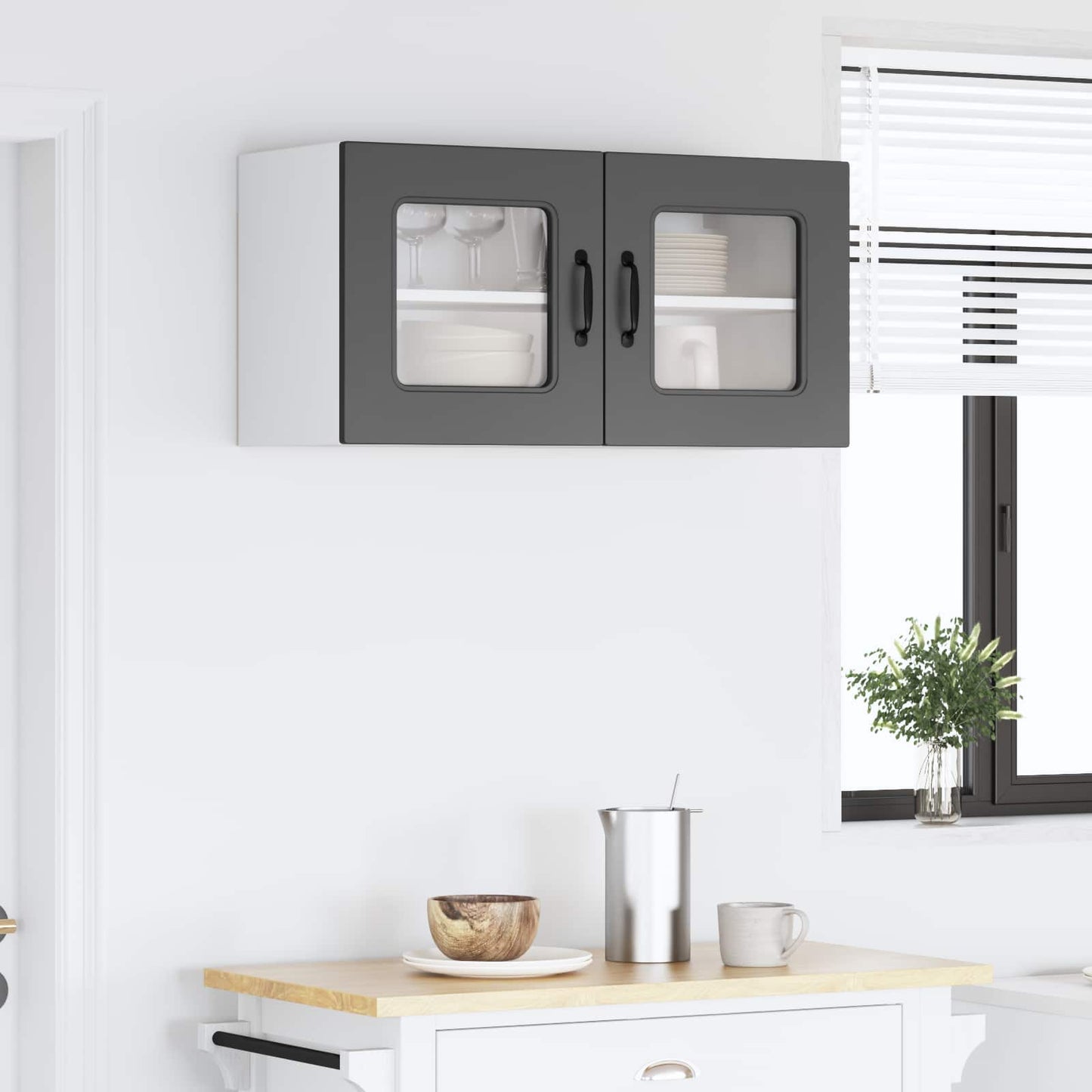 Keukenkast met opslag Kalmar Zwart 80 x 31 x 40 cm Bewerkt hout is nu te koop bij PeponiXL, paradijselijk wonen!