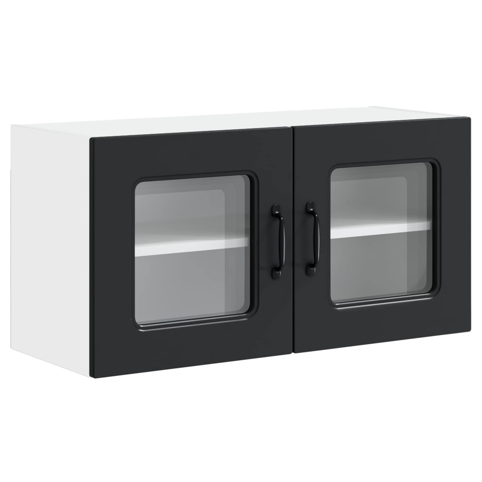 Keukenkast met opslag Kalmar Zwart 80 x 31 x 40 cm Bewerkt hout is nu te koop bij PeponiXL, paradijselijk wonen!