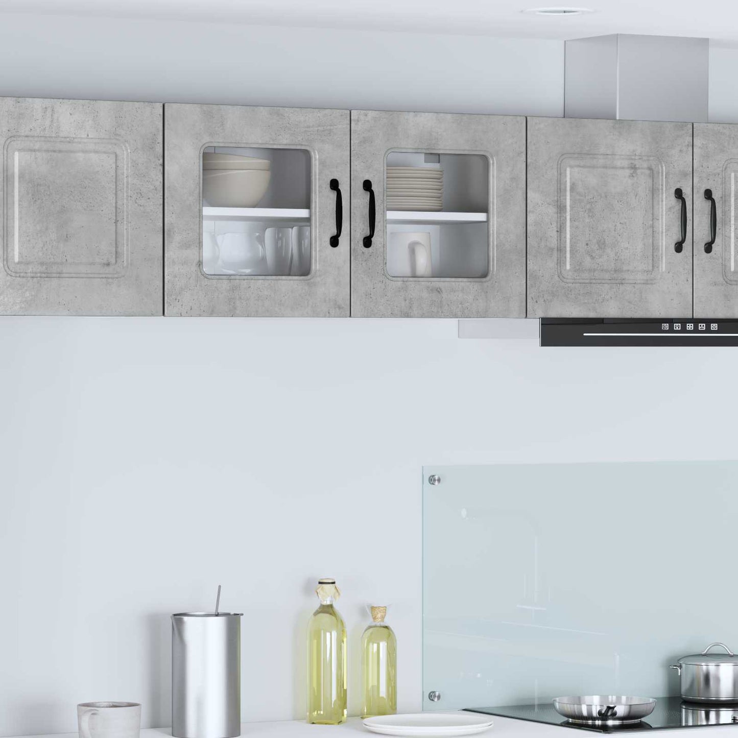 Vaatwasserpaneel met opslag Kalmar Beton Grijs 80 x 31 x 40 cm is nu te koop bij PeponiXL, paradijselijk wonen!