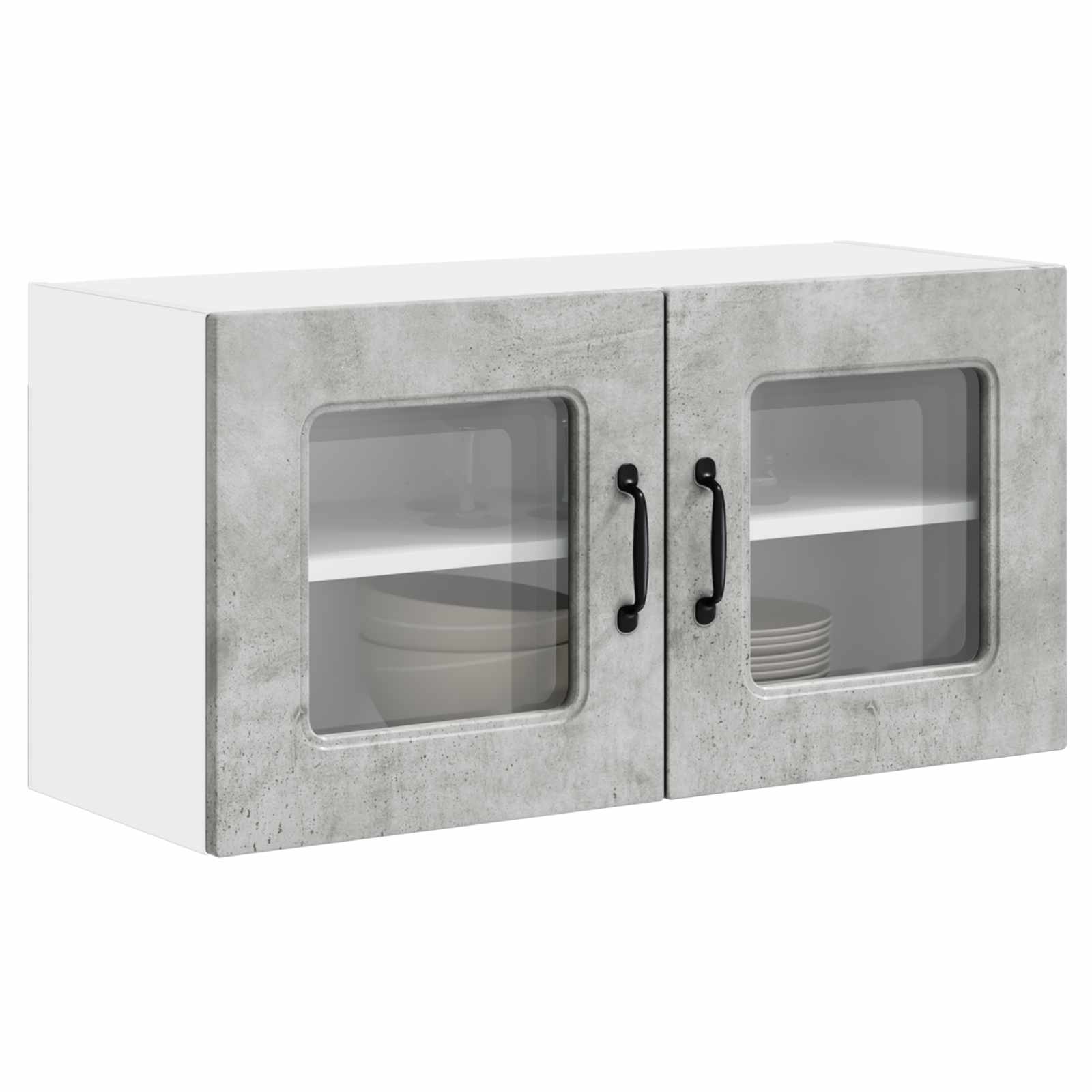 Vaatwasserpaneel met opslag Kalmar Beton Grijs 80 x 31 x 40 cm is nu te koop bij PeponiXL, paradijselijk wonen!