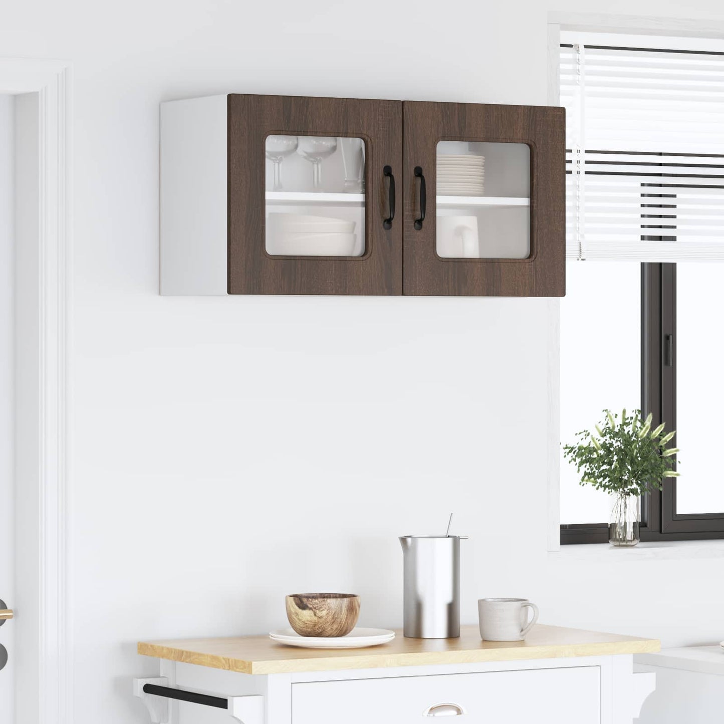 Vaatwasserpaneel met opslag Kalmar Bruin Eiken 80 x 31 x 40 cm is nu te koop bij PeponiXL, paradijselijk wonen!