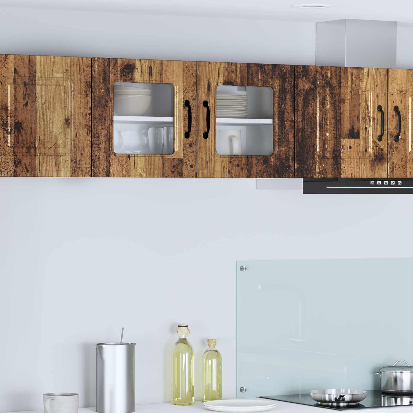 Keukenkast Kalmar Oudhout 80 x 31 x 40 cm Bewerkt hout is nu te koop bij PeponiXL, paradijselijk wonen!