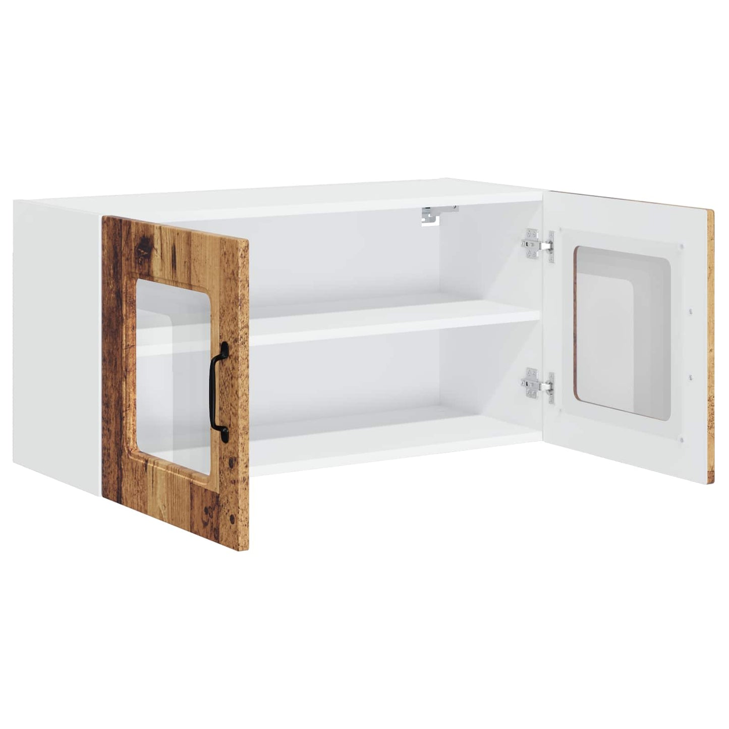 Keukenkast Kalmar Oudhout 80 x 31 x 40 cm Bewerkt hout is nu te koop bij PeponiXL, paradijselijk wonen!