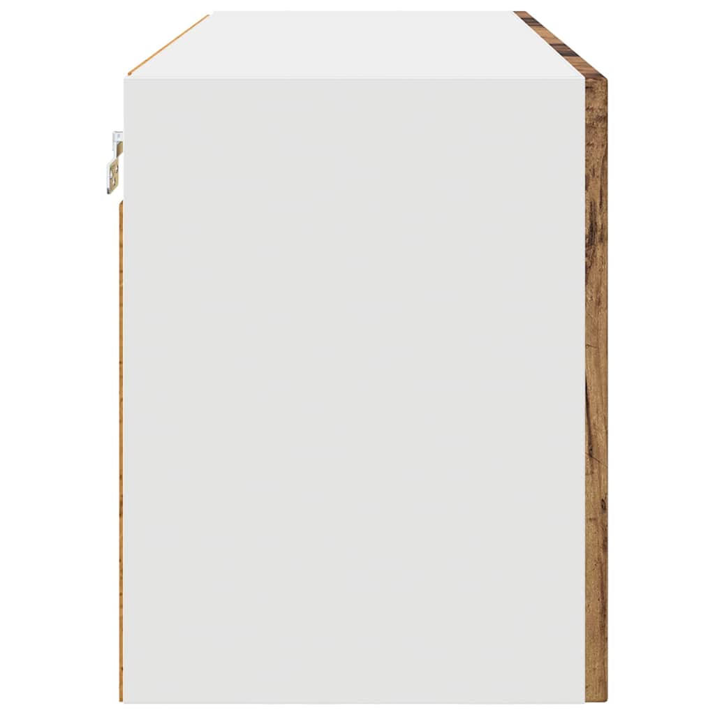 Keukenkast Kalmar Oudhout 80 x 31 x 40 cm Bewerkt hout is nu te koop bij PeponiXL, paradijselijk wonen!