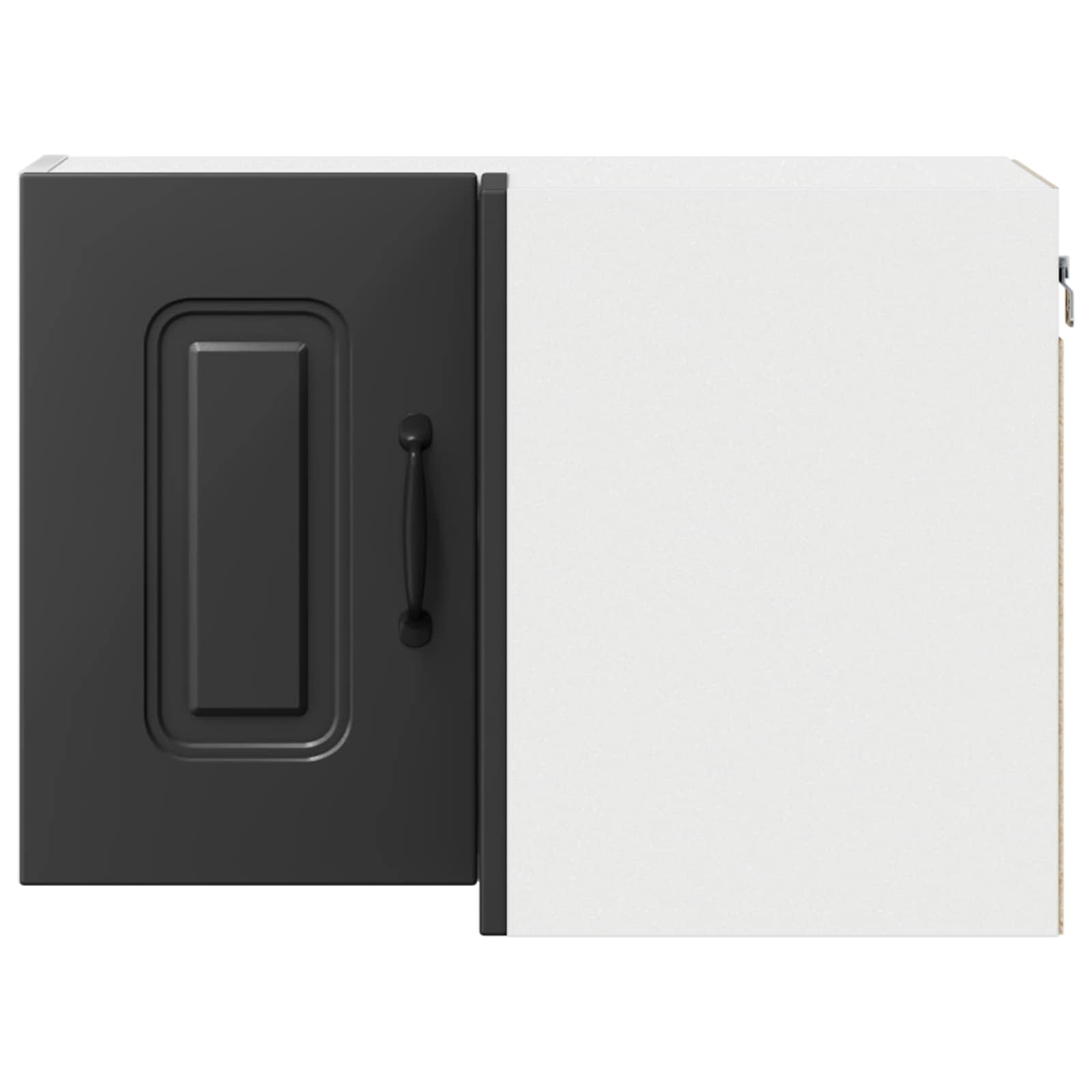 Keukenkast met opslag Kalmar Zwart 57 x 57 x 40 cm Bewerkt hout is nu te koop bij PeponiXL, paradijselijk wonen!