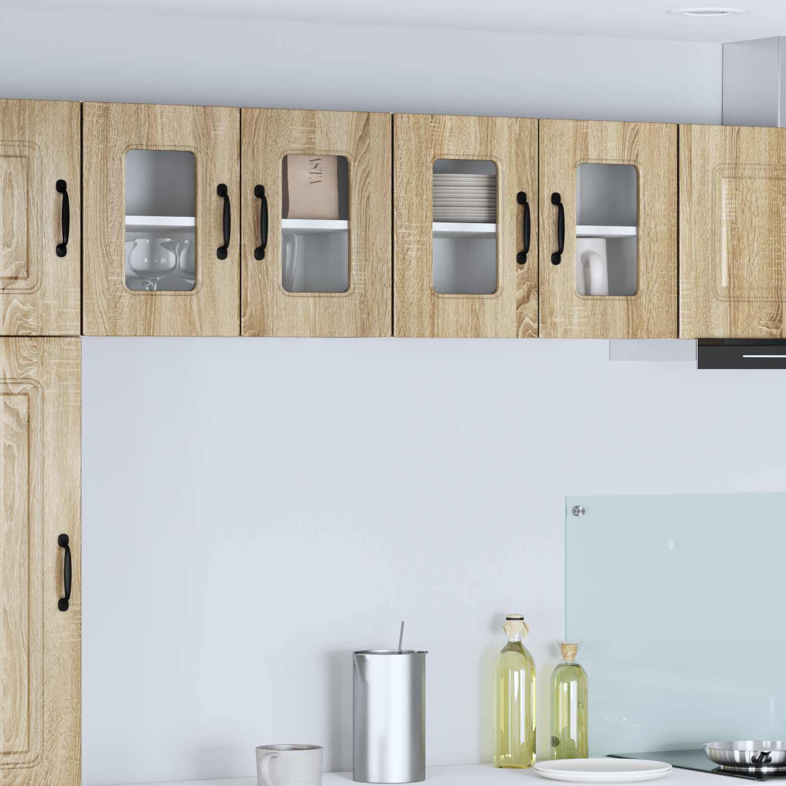 Keukenkast Kalmar Sonoma Eiken 60 x 31 x 40 cm Bewerkt hout is nu te koop bij PeponiXL, paradijselijk wonen!