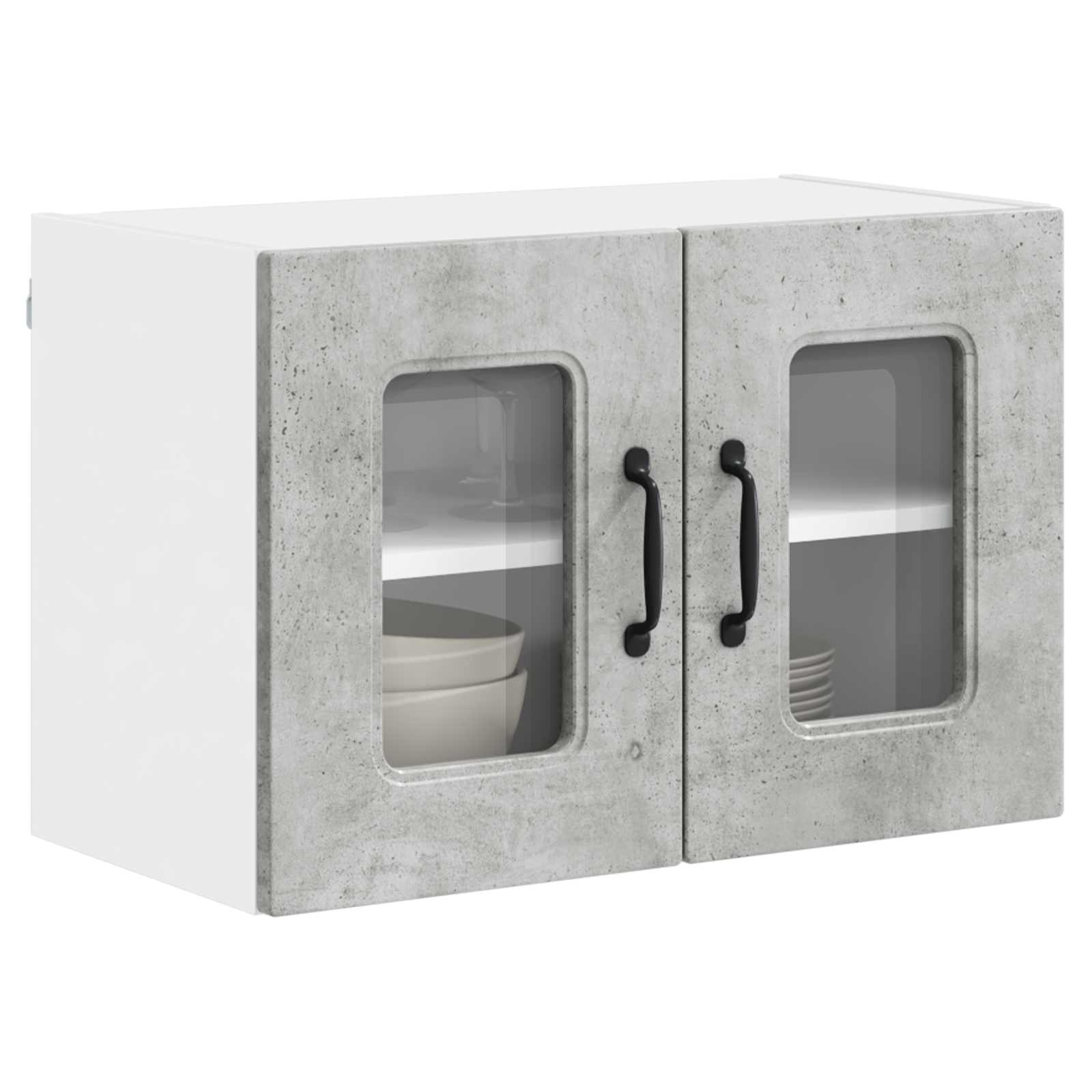 Vaatwasserpaneel Kalmar 2 pcs Beton Grijs 60 x 31 x 40 cm is nu te koop bij PeponiXL, paradijselijk wonen!