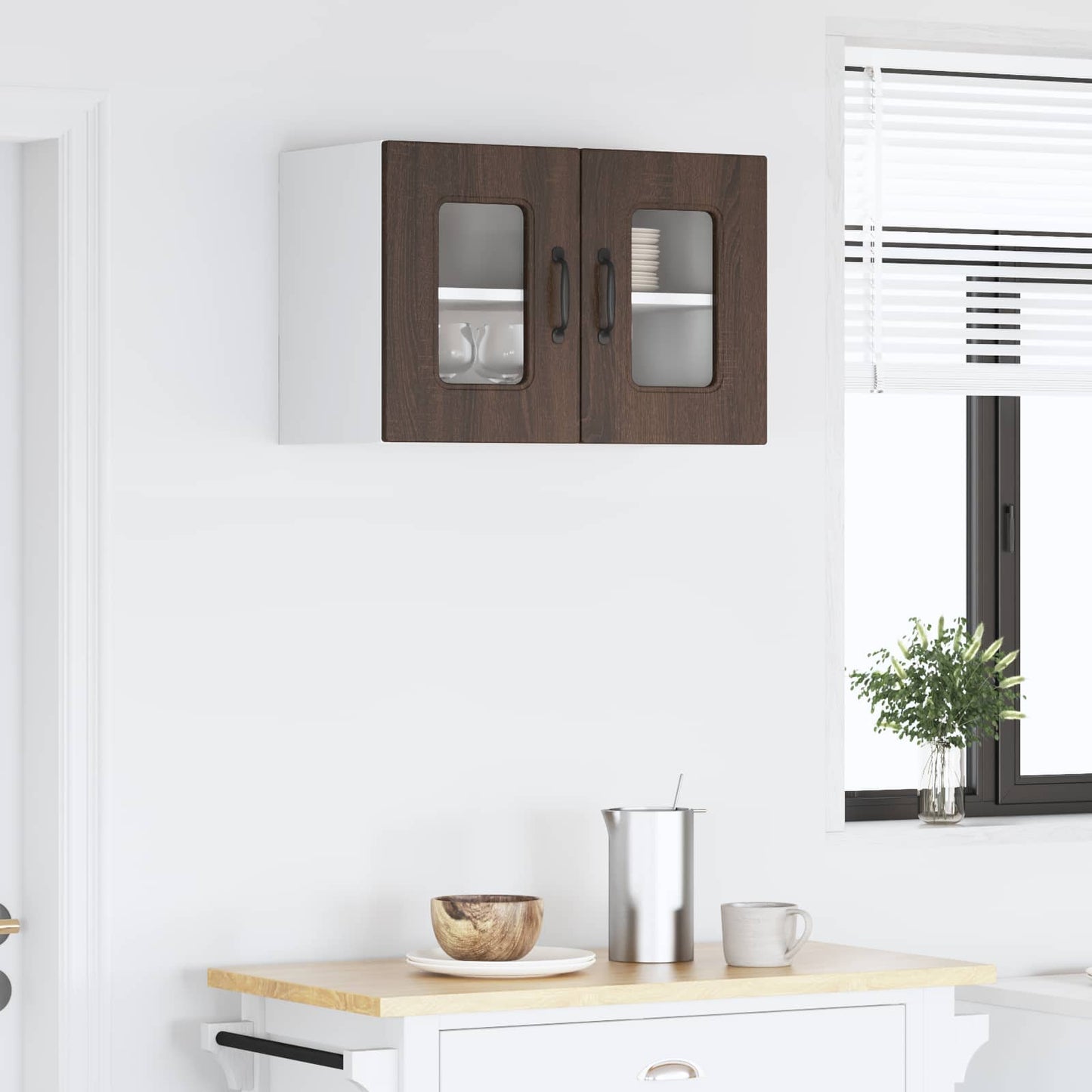Vaatwasserpaneel met opslag Kalmar Bruin Eiken 60 x 31 x 40 cm is nu te koop bij PeponiXL, paradijselijk wonen!