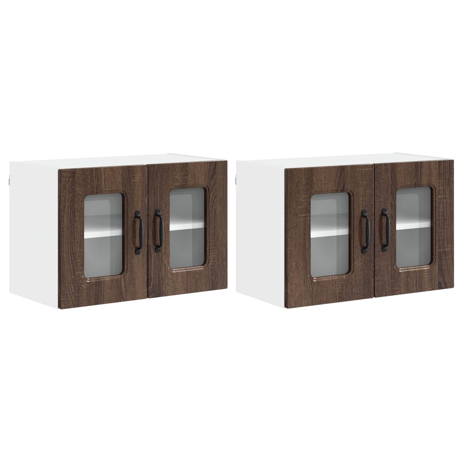Vaatwasserpaneel Kalmar 2 pcs Bruin Eiken 60 x 31 x 40 cm is nu te koop bij PeponiXL, paradijselijk wonen!