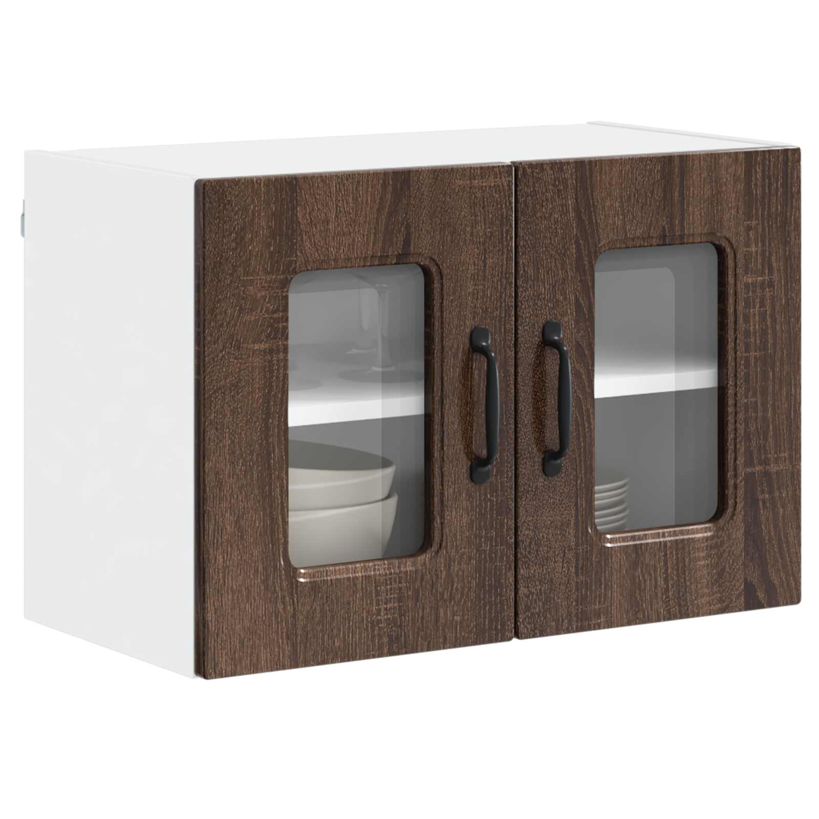 Vaatwasserpaneel Kalmar 2 pcs Bruin Eiken 60 x 31 x 40 cm is nu te koop bij PeponiXL, paradijselijk wonen!