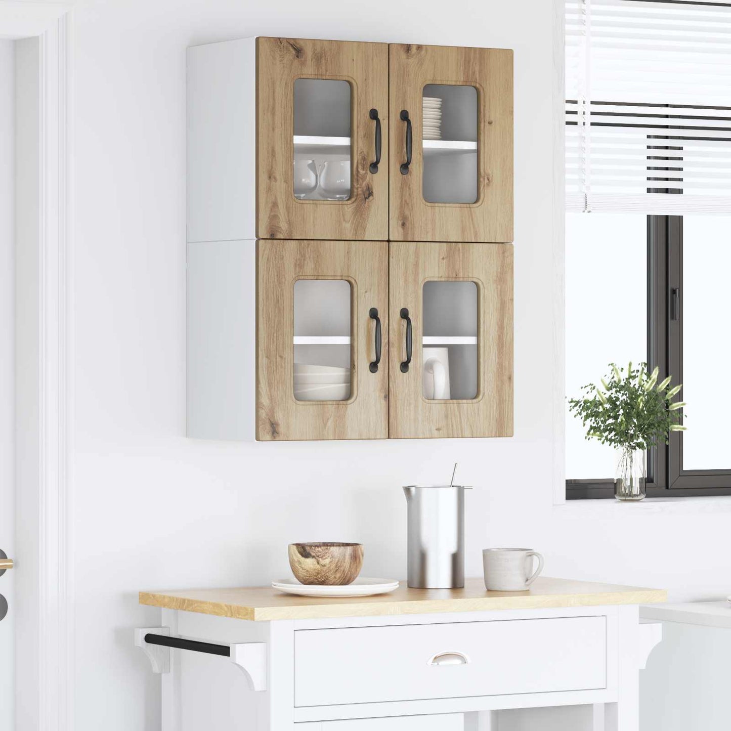 Vaatwasserpaneel Kalmar 2 pcs Artisan Eiken 60 x 31 x 40 cm is nu te koop bij PeponiXL, paradijselijk wonen!