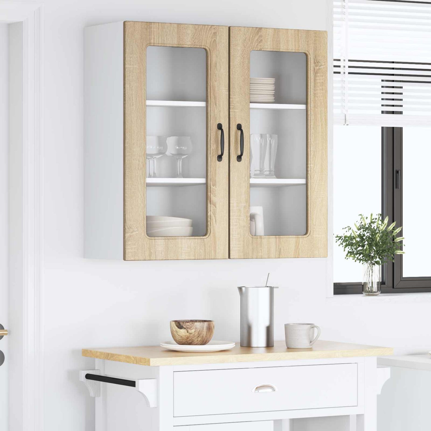 Vaatwasserpaneel Kalmar 2 pcs Sonoma Eiken 40 x 31 x 80 cm is nu te koop bij PeponiXL, paradijselijk wonen!