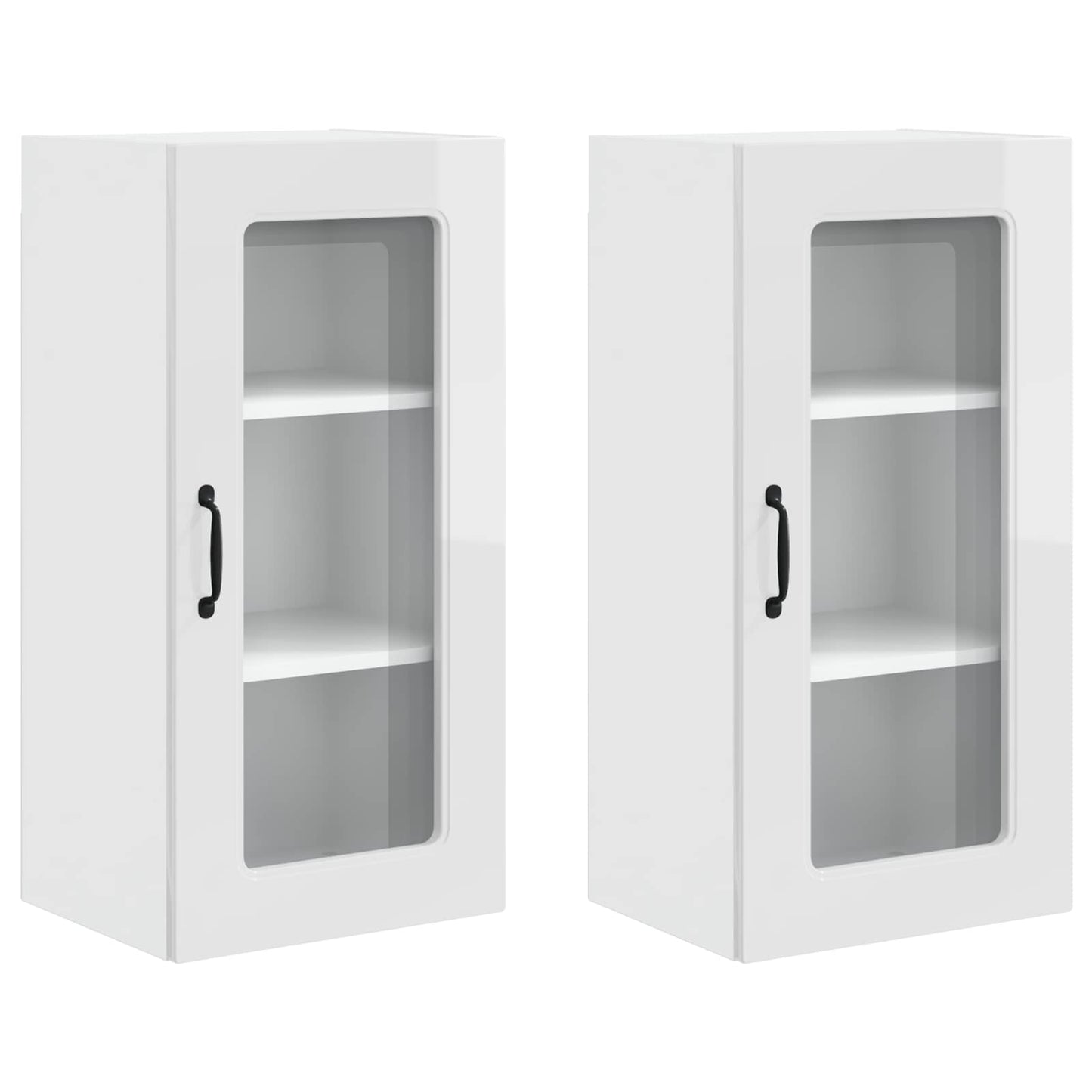 Vaatwasserpaneel Kalmar 2 pcs Hoogglans wit 40 x 31 x 80 cm is nu te koop bij PeponiXL, paradijselijk wonen!