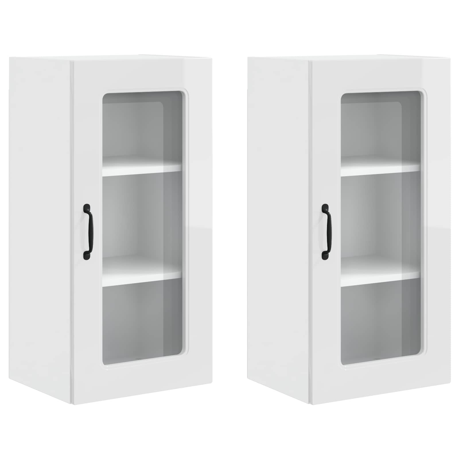 Vaatwasserpaneel Kalmar 2 pcs Hoogglans wit 40 x 31 x 80 cm is nu te koop bij PeponiXL, paradijselijk wonen!
