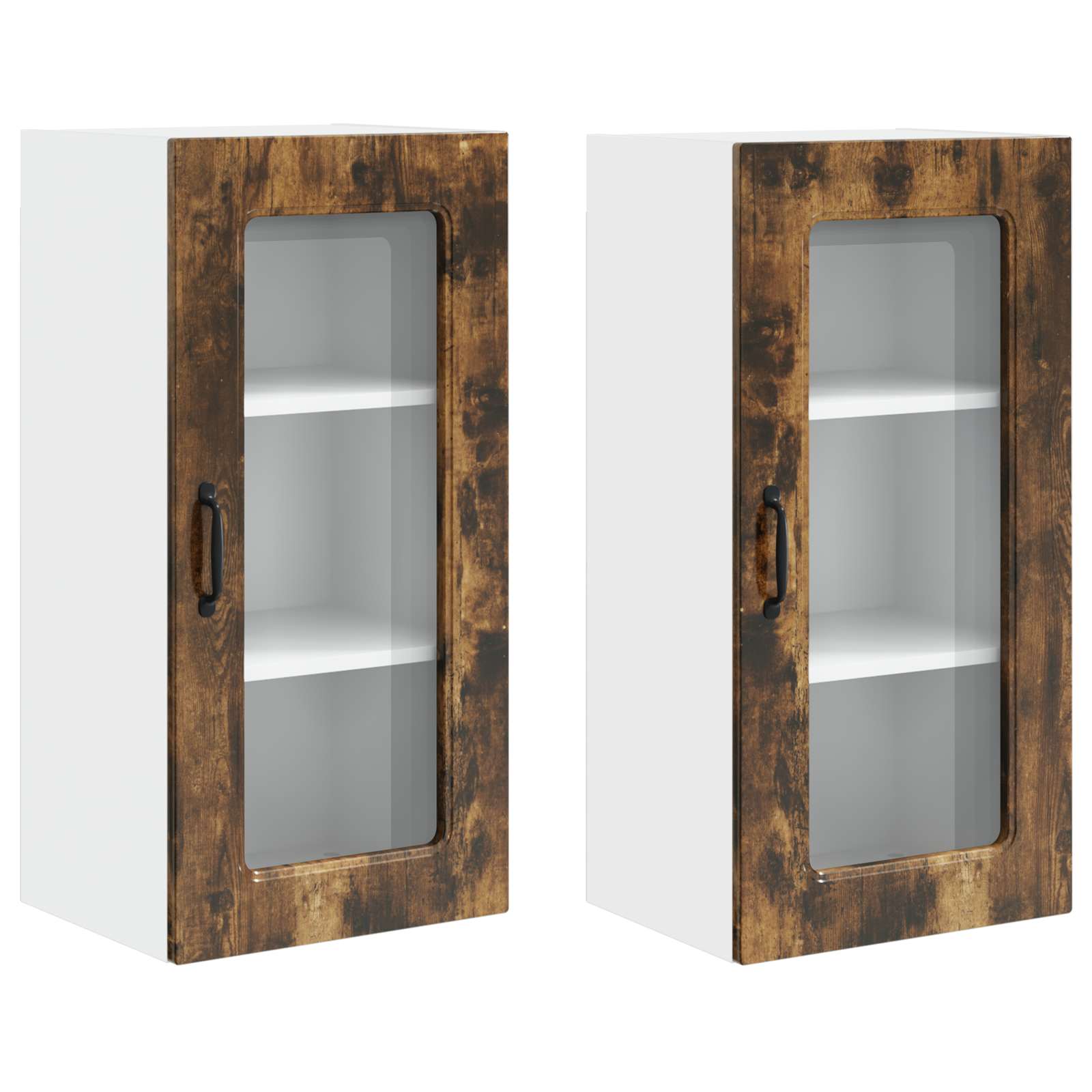 Vaatwasserpaneel Kalmar 2 pcs Gerookt eiken 40 x 31 x 80 cm is nu te koop bij PeponiXL, paradijselijk wonen!