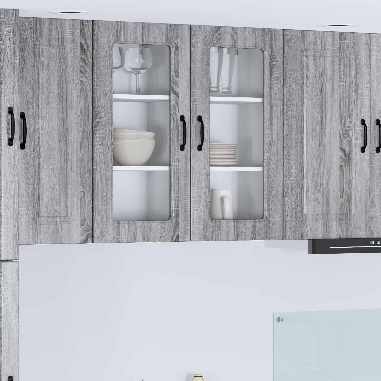 Vaatwasserpaneel Kalmar 2 pcs Grijs Sonoma 40 x 31 x 80 cm is nu te koop bij PeponiXL, paradijselijk wonen!