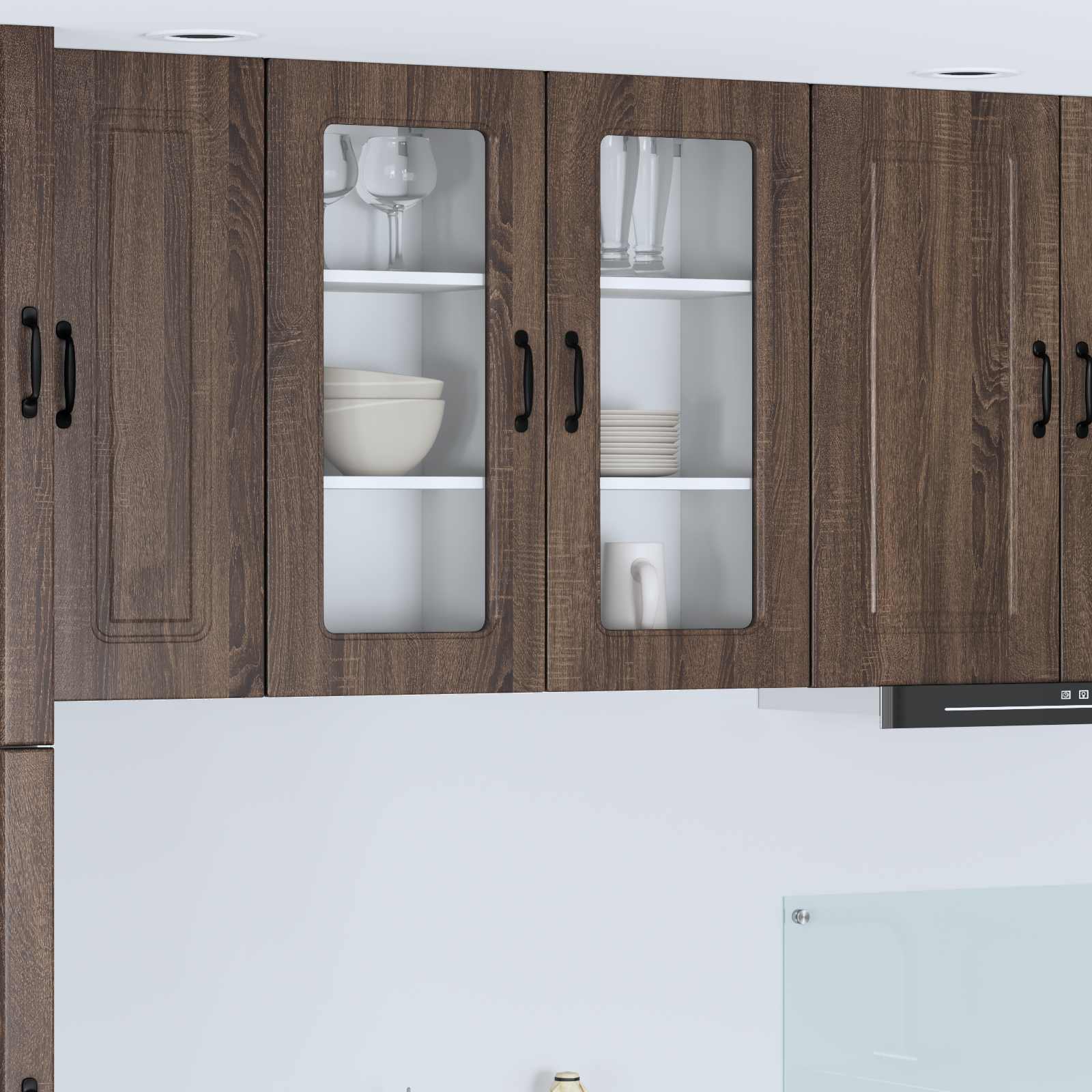 Vaatwasserpaneel met opslag Kalmar Bruin Eiken 40 x 31 x 80 cm is nu te koop bij PeponiXL, paradijselijk wonen!