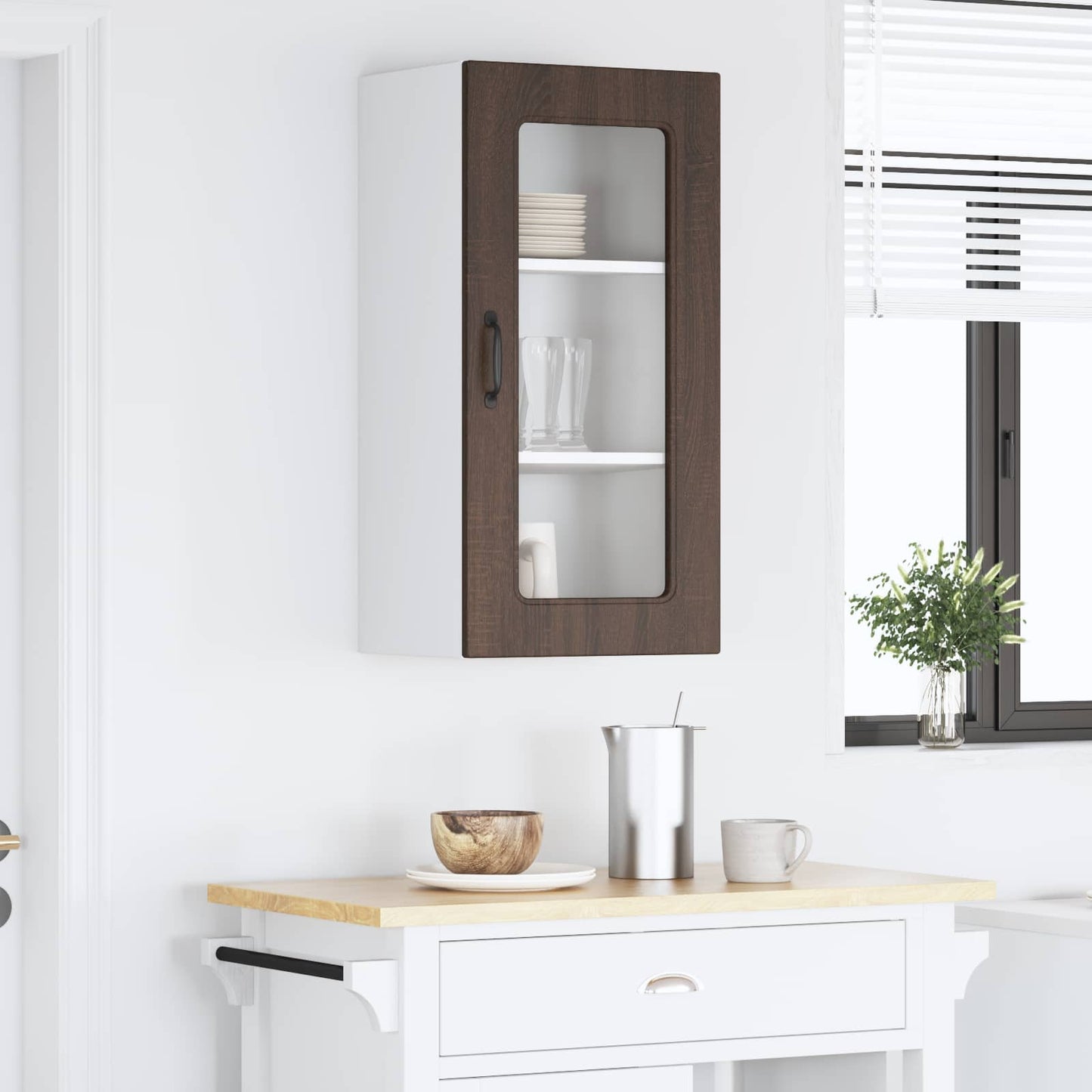 Vaatwasserpaneel met opslag Kalmar Bruin Eiken 40 x 31 x 80 cm is nu te koop bij PeponiXL, paradijselijk wonen!