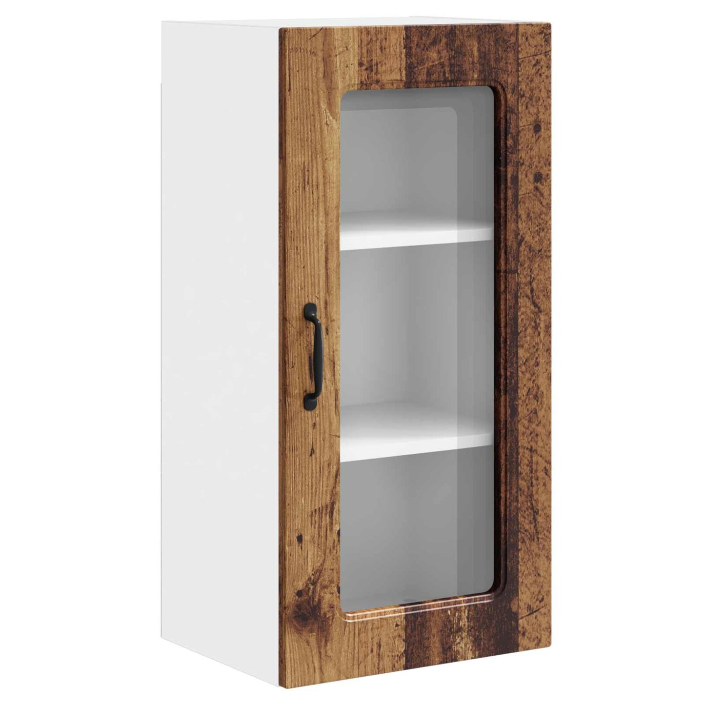 Keukenkast Kalmar Oudhout 40 x 31 x 80 cm Bewerkt hout is nu te koop bij PeponiXL, paradijselijk wonen!