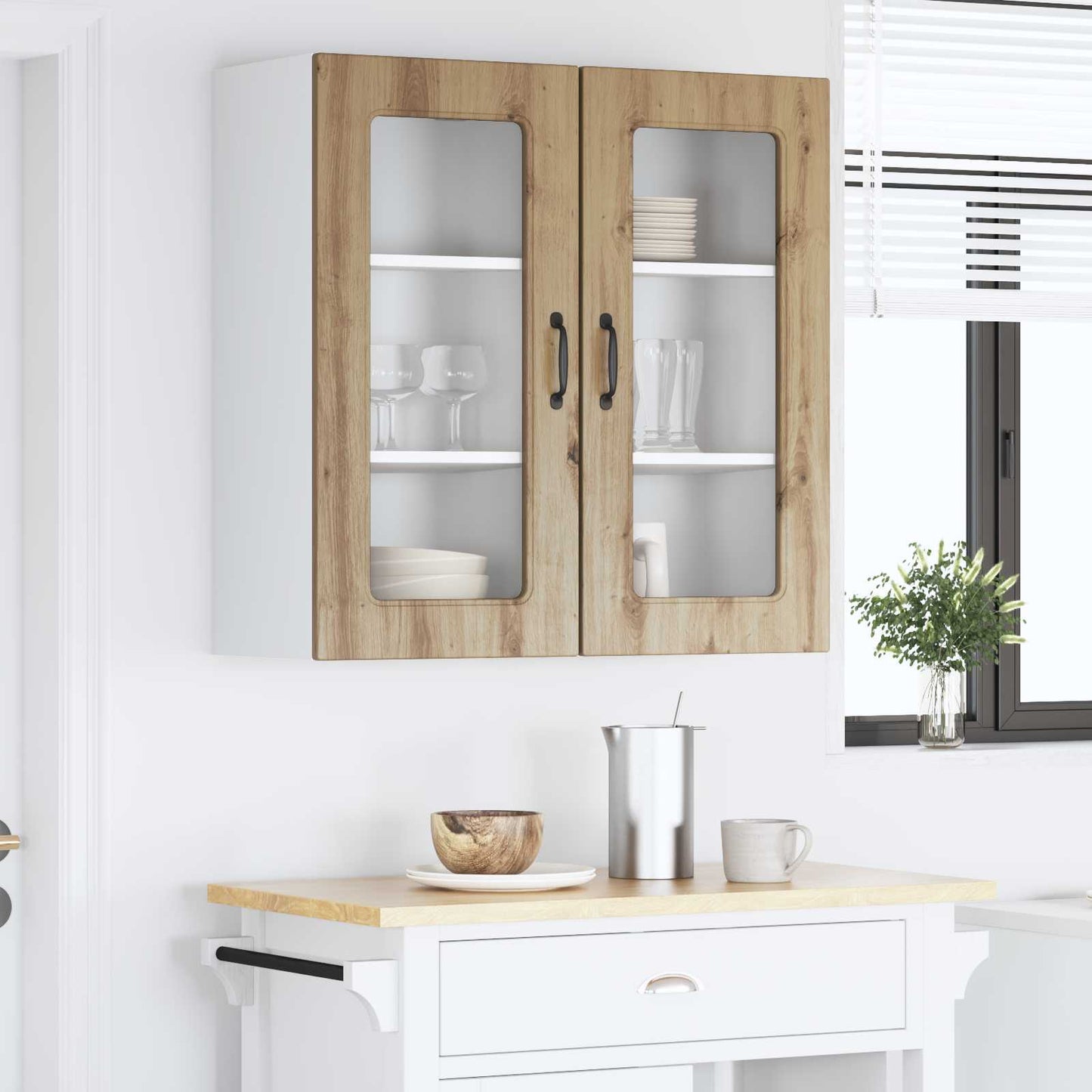 Vaatwasserpaneel Kalmar 2 pcs Artisan Eiken 40 x 31 x 80 cm is nu te koop bij PeponiXL, paradijselijk wonen!