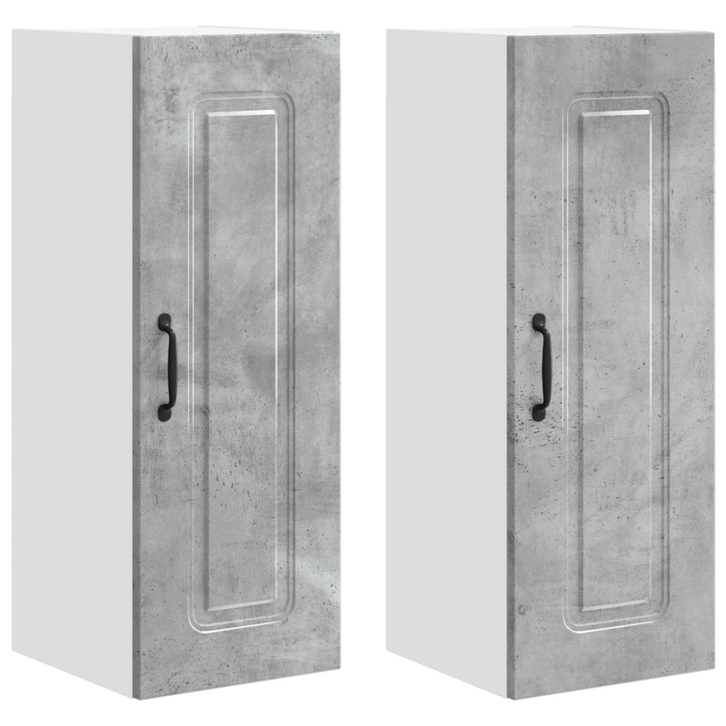 Vaatwasserpaneel Kalmar 2 pcs Beton Grijs 30 x 31 x 80 cm is nu te koop bij PeponiXL, paradijselijk wonen!