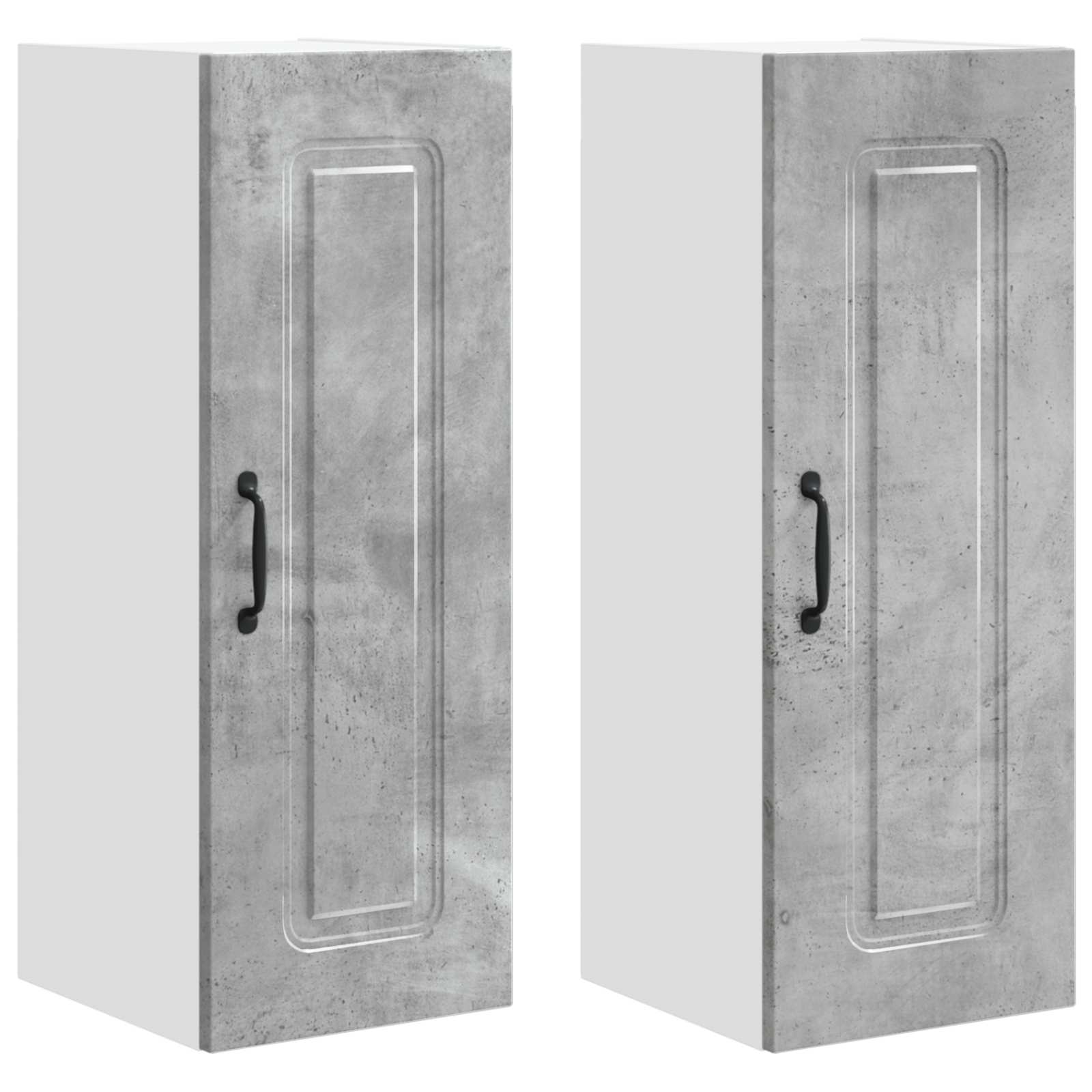 Vaatwasserpaneel Kalmar 2 pcs Beton Grijs 30 x 31 x 80 cm is nu te koop bij PeponiXL, paradijselijk wonen!