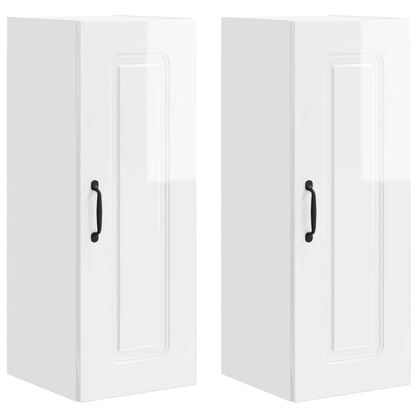 Vaatwasserpaneel Kalmar 2 pcs Hoogglans wit 30 x 31 x 80 cm is nu te koop bij PeponiXL, paradijselijk wonen!