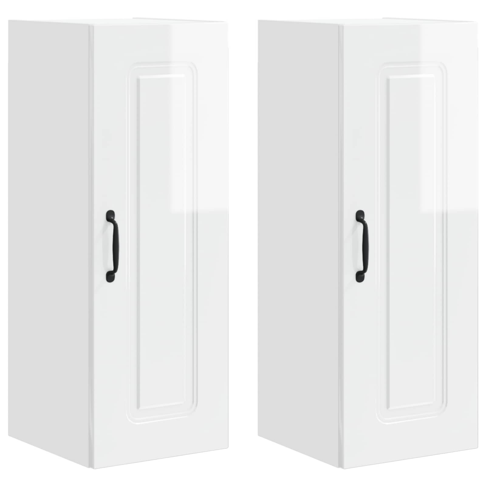 Vaatwasserpaneel Kalmar 2 pcs Hoogglans wit 30 x 31 x 80 cm is nu te koop bij PeponiXL, paradijselijk wonen!