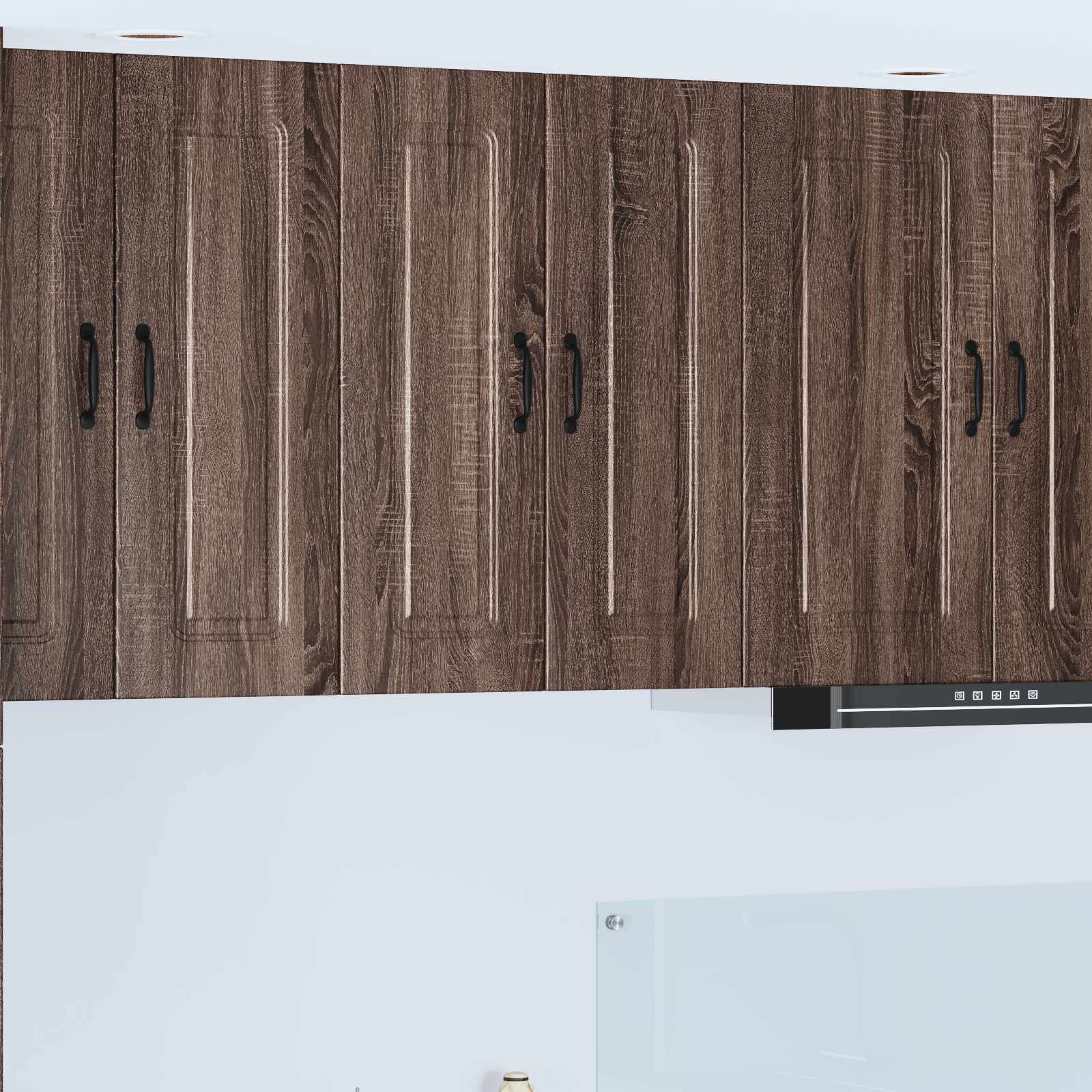 Vaatwasserpaneel Kalmar 2 pcs Bruin Eiken 30 x 31 x 80 cm is nu te koop bij PeponiXL, paradijselijk wonen!