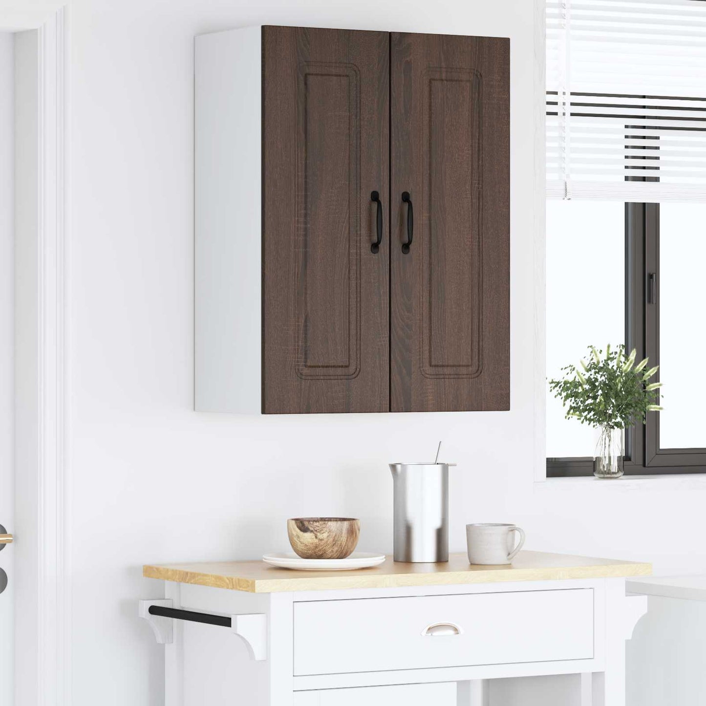 Vaatwasserpaneel Kalmar 2 pcs Bruin Eiken 30 x 31 x 80 cm is nu te koop bij PeponiXL, paradijselijk wonen!
