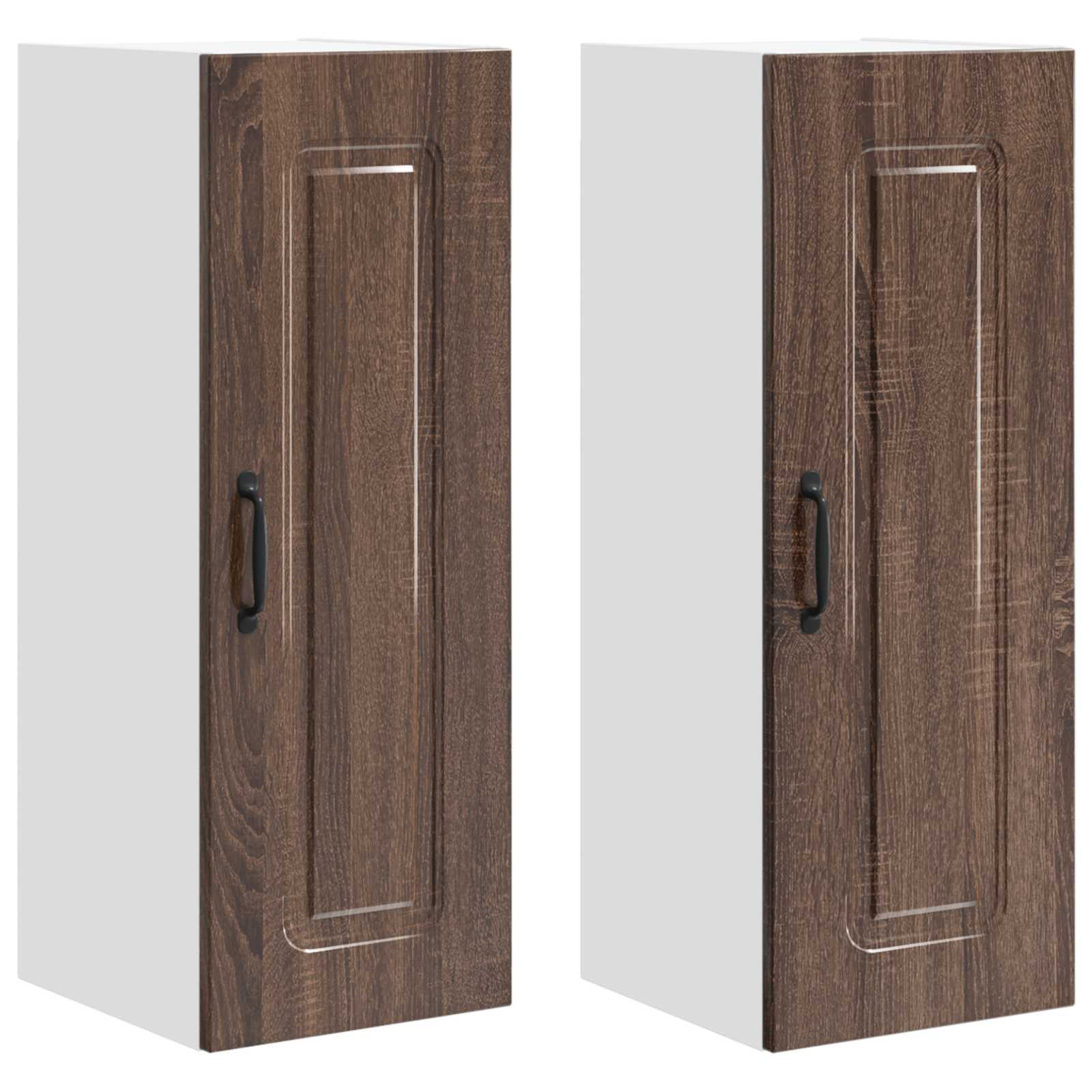 Vaatwasserpaneel Kalmar 2 pcs Bruin Eiken 30 x 31 x 80 cm is nu te koop bij PeponiXL, paradijselijk wonen!