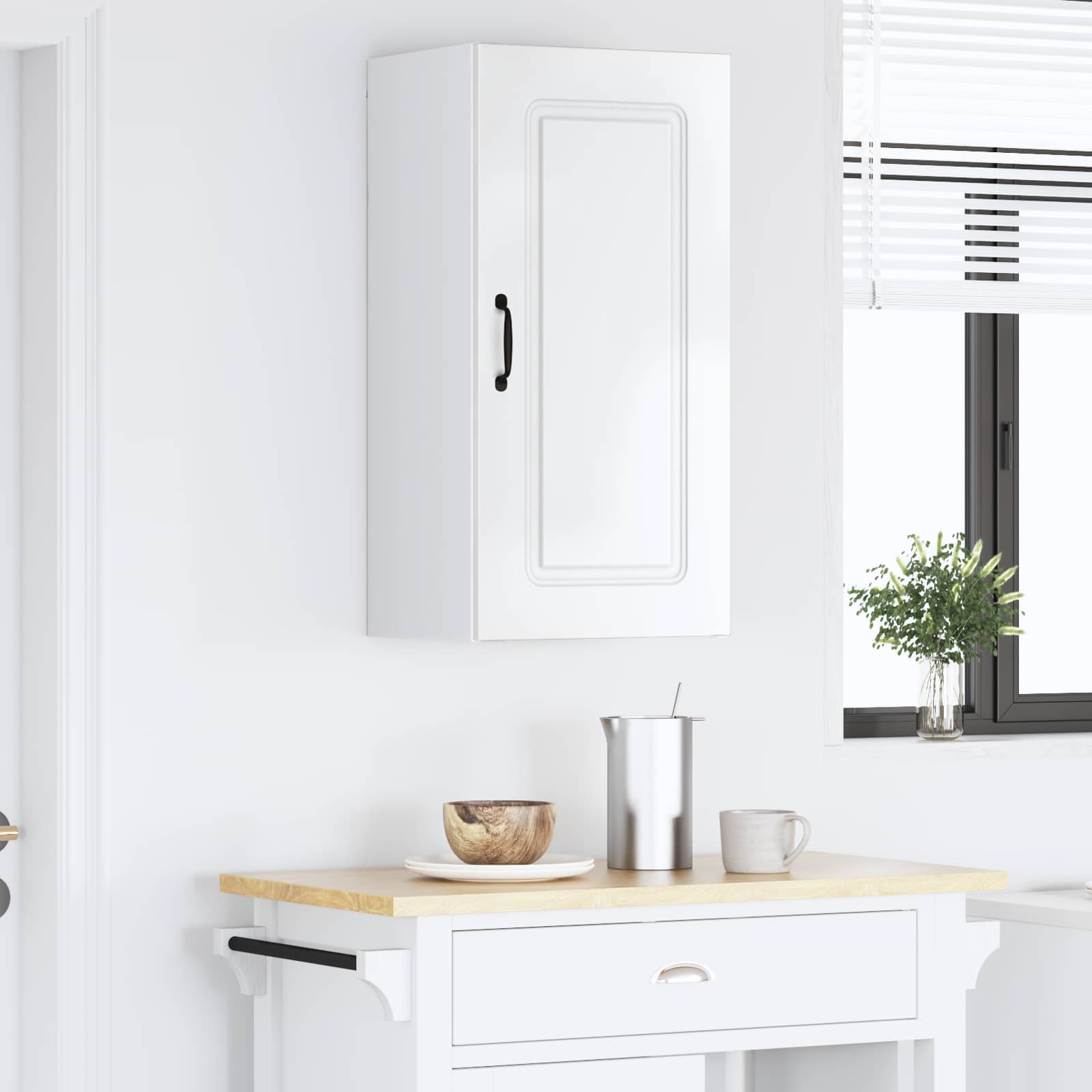 Vaatwasserpaneel Kalmar Hoogglans wit 40 x 31 x 80 cm is nu te koop bij PeponiXL, paradijselijk wonen!