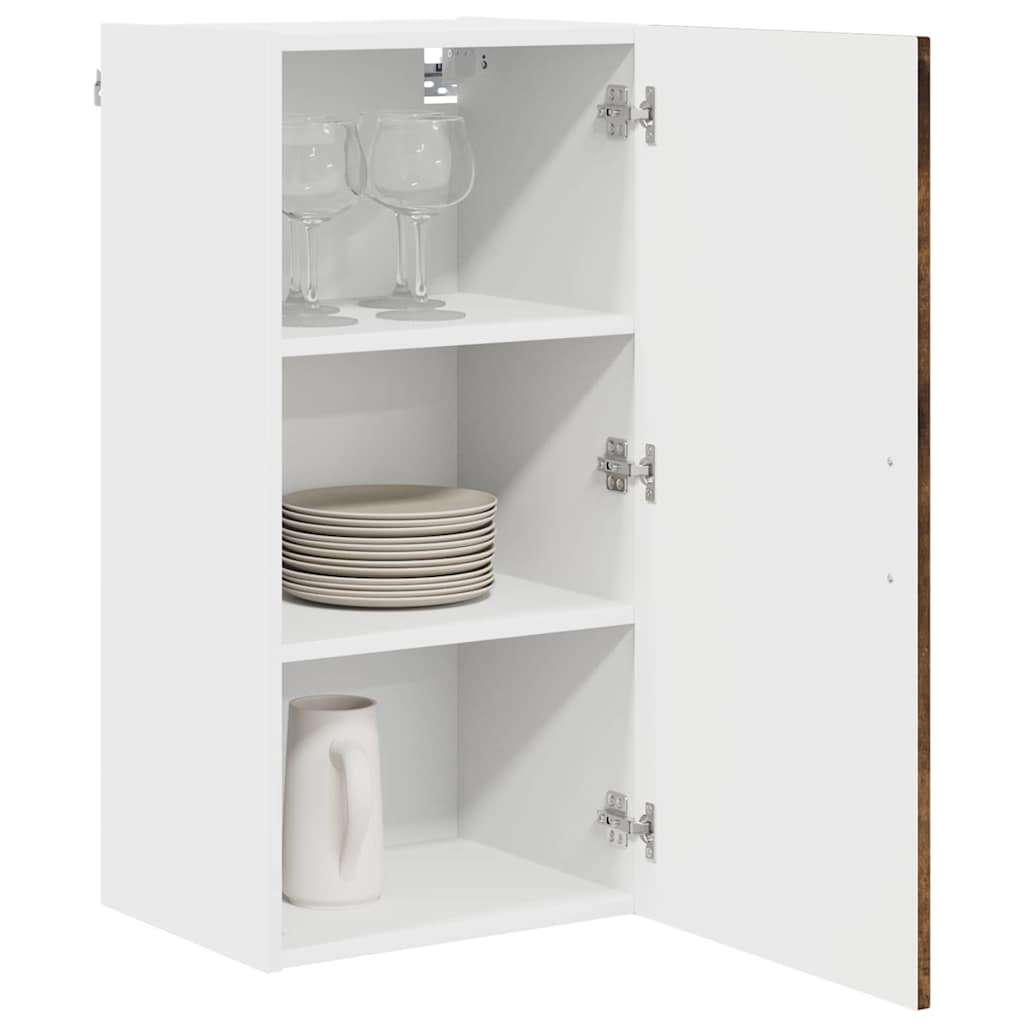Keukenkast Kalmar Gerookt eiken 40 x 31 x 80 cm Bewerkt hout is nu te koop bij PeponiXL, paradijselijk wonen!