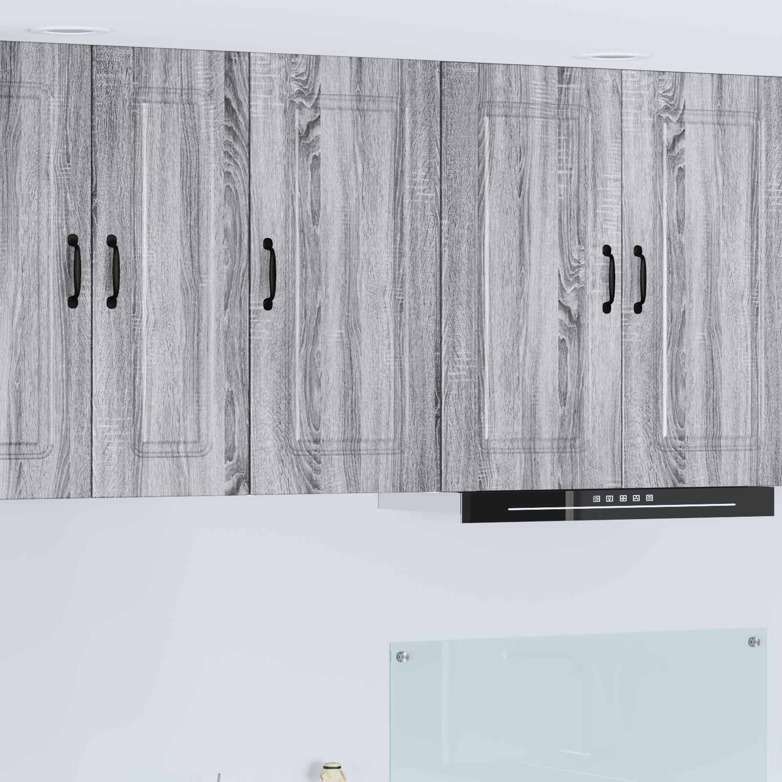 Keukenkast Kalmar Grijs Sonoma 40 x 31 x 80 cm Bewerkt hout is nu te koop bij PeponiXL, paradijselijk wonen!