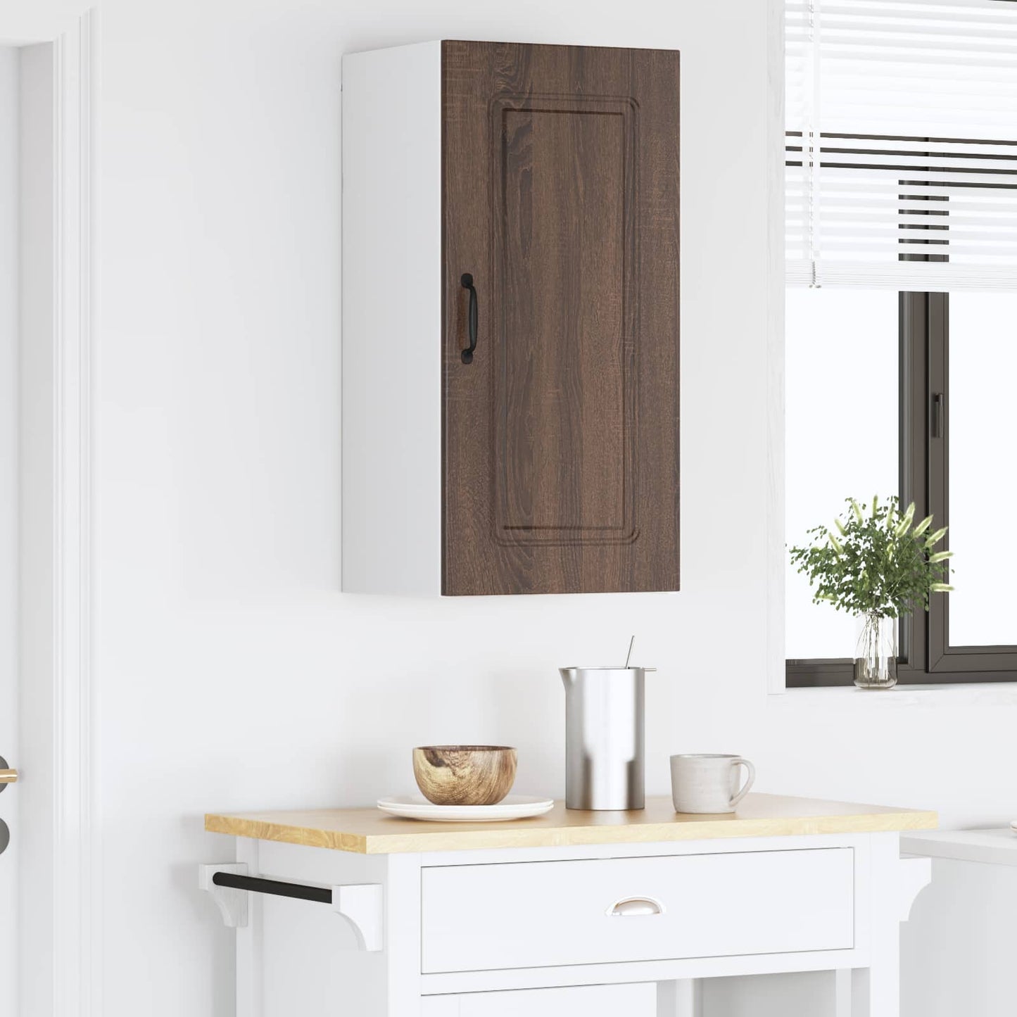 Vaatwasserpaneel met opslag Kalmar Bruin Eiken 40 x 31 x 80 cm is nu te koop bij PeponiXL, paradijselijk wonen!