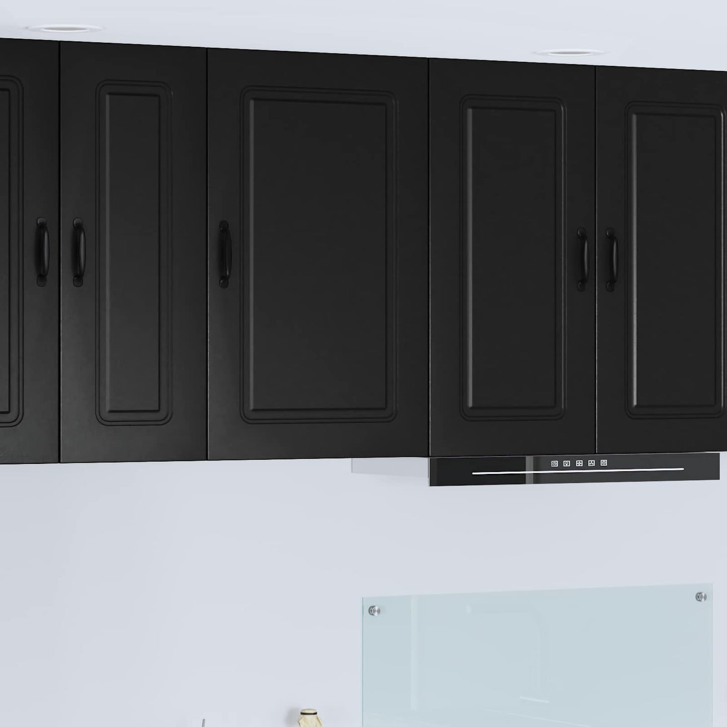 Keukenkast met opslag Kalmar Zwart 50 x 31 x 80 cm Bewerkt hout is nu te koop bij PeponiXL, paradijselijk wonen!