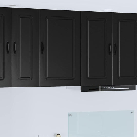Keukenkast met opslag Kalmar Zwart 50 x 31 x 80 cm Bewerkt hout is nu te koop bij PeponiXL, paradijselijk wonen!