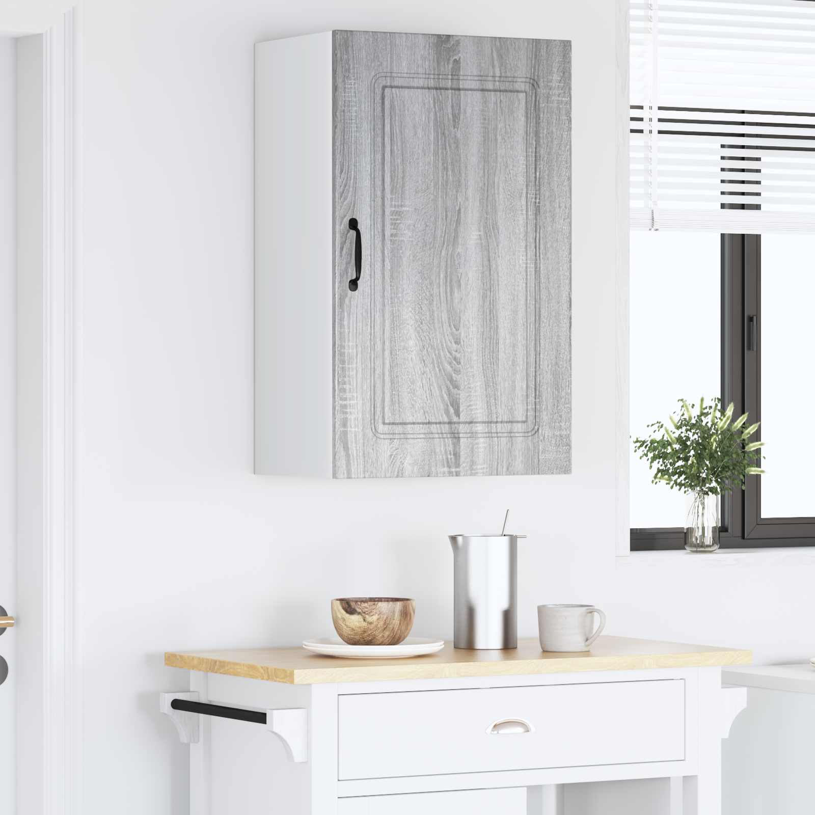 Vaatwasserpaneel met opslag Kalmar Grijs Sonoma 50 x 31 x 80 cm is nu te koop bij PeponiXL, paradijselijk wonen!