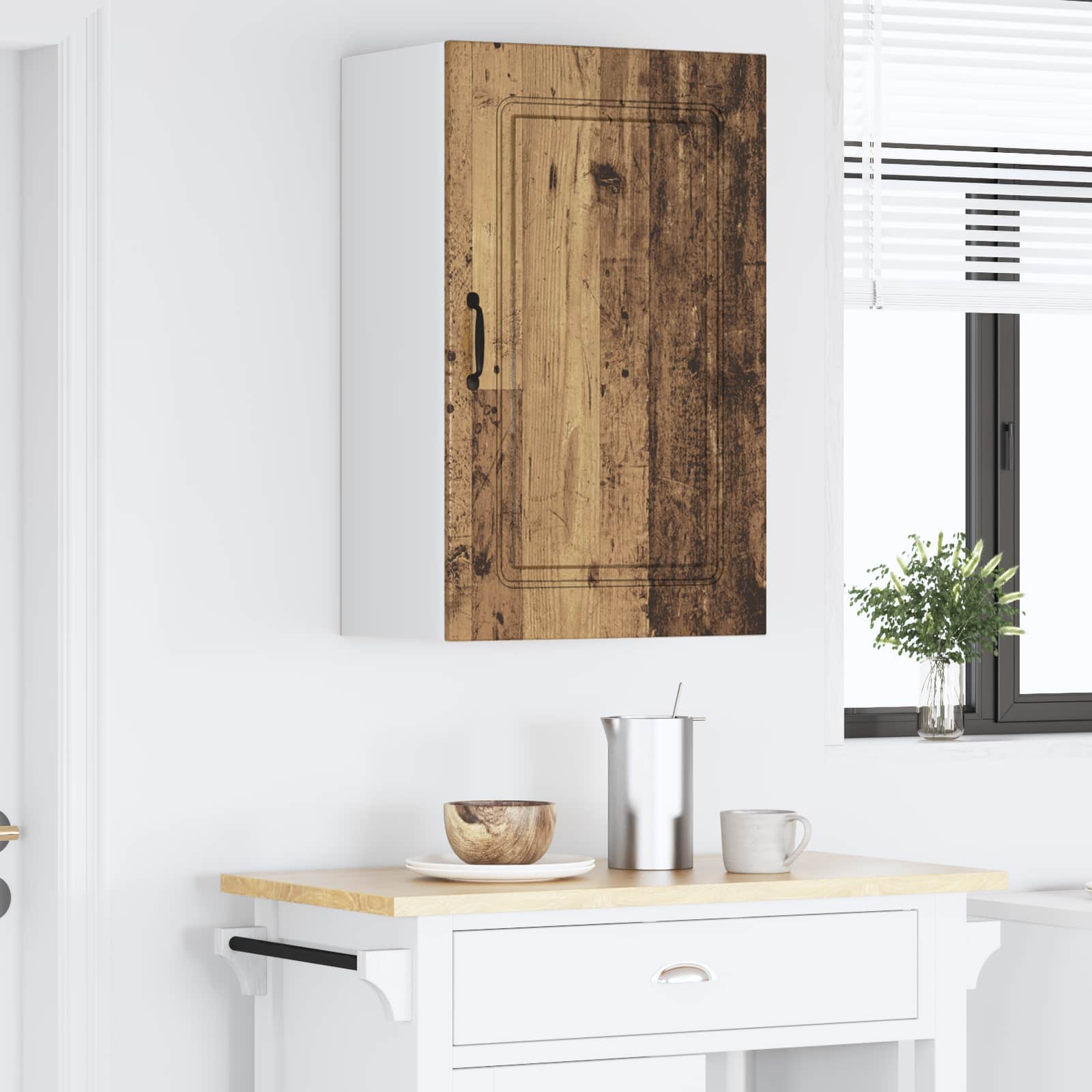 Vaatwasserpaneel Kalmar Oudhout 50 x 31 x 80 cm Bewerkt hout is nu te koop bij PeponiXL, paradijselijk wonen!