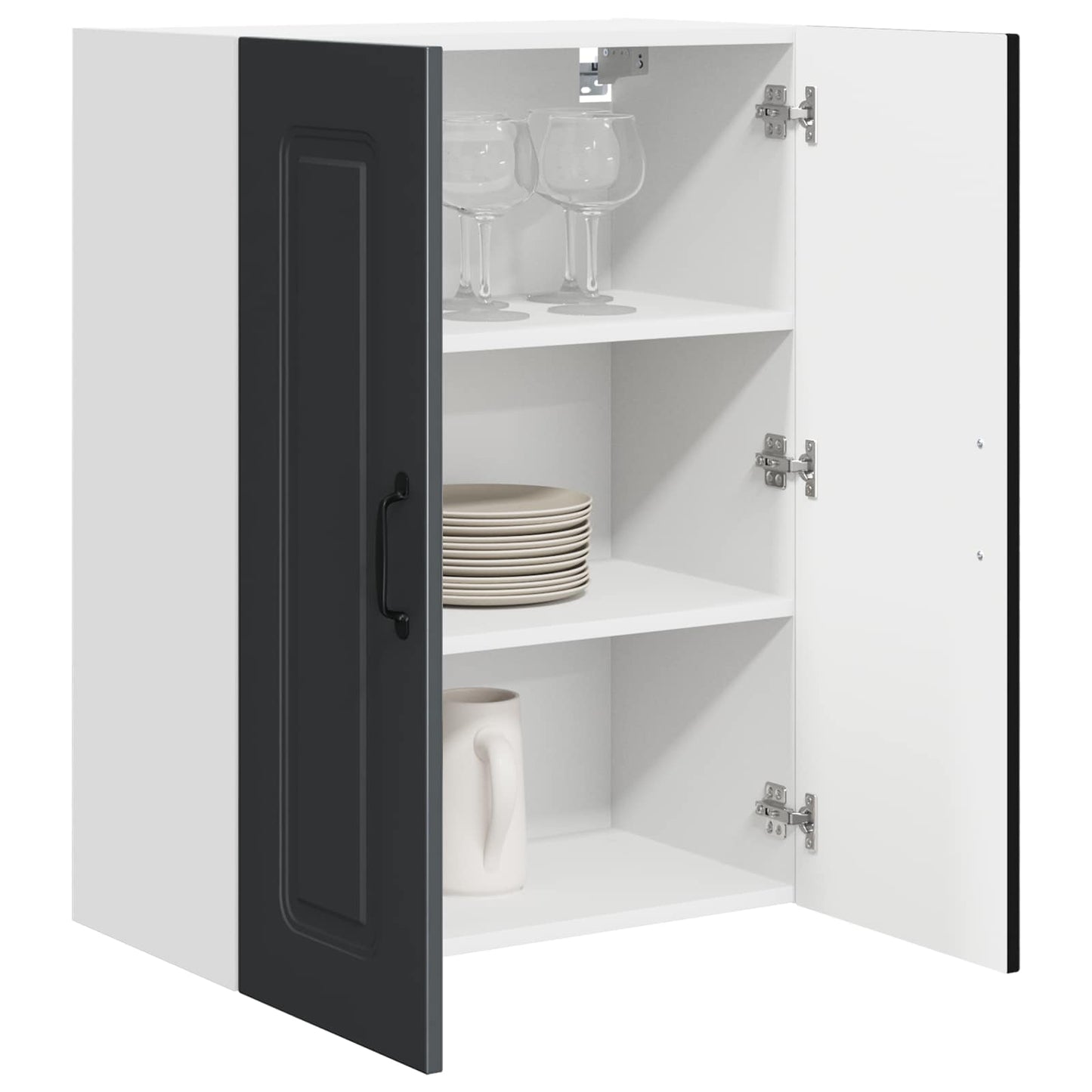 Vaatwasserpaneel Kalmar Zwart 60 x 31 x 80 cm Bewerkt hout is nu te koop bij PeponiXL, paradijselijk wonen!