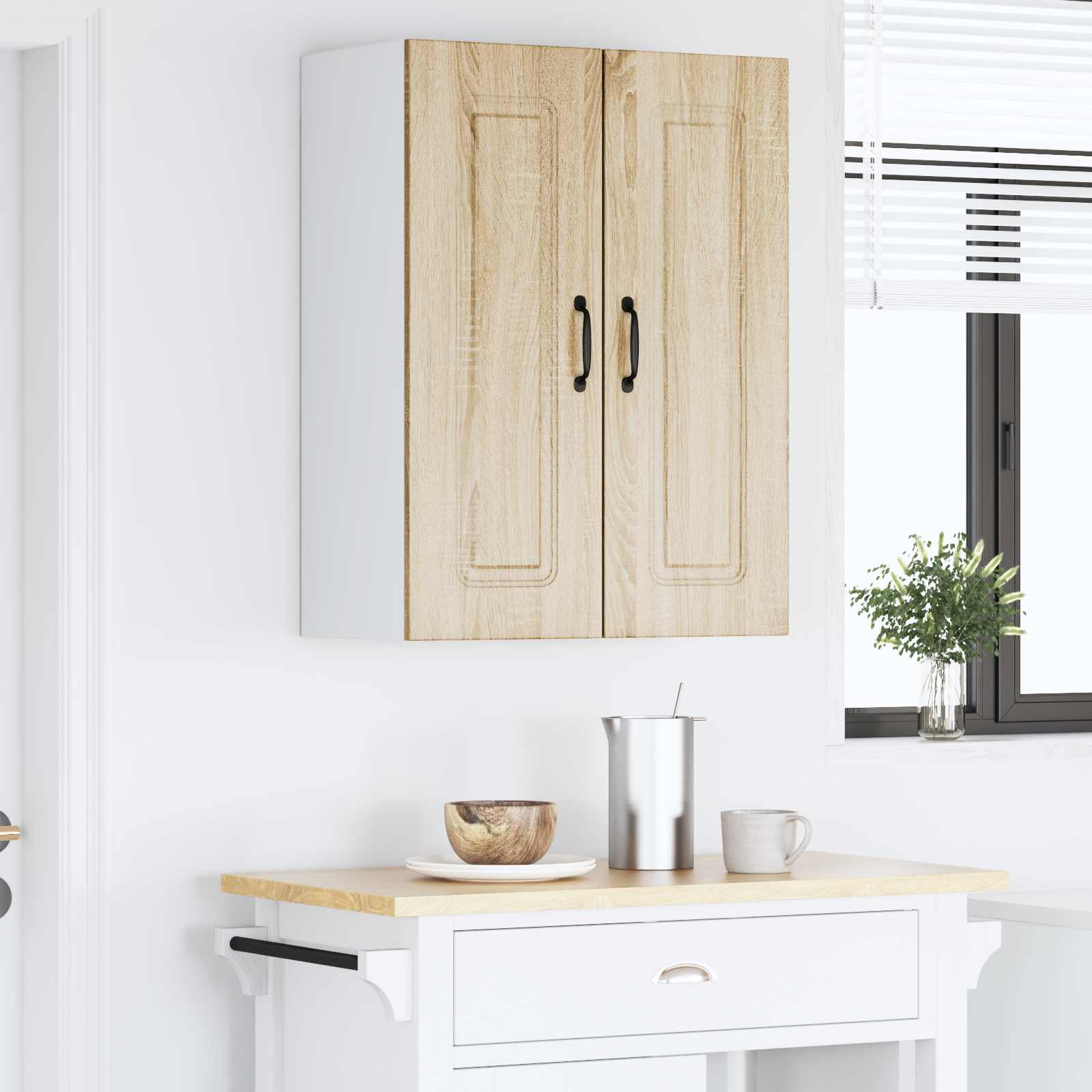 Vaatwasserpaneel met opslag Kalmar Sonoma Eiken 60 x 31 x 80 cm is nu te koop bij PeponiXL, paradijselijk wonen!