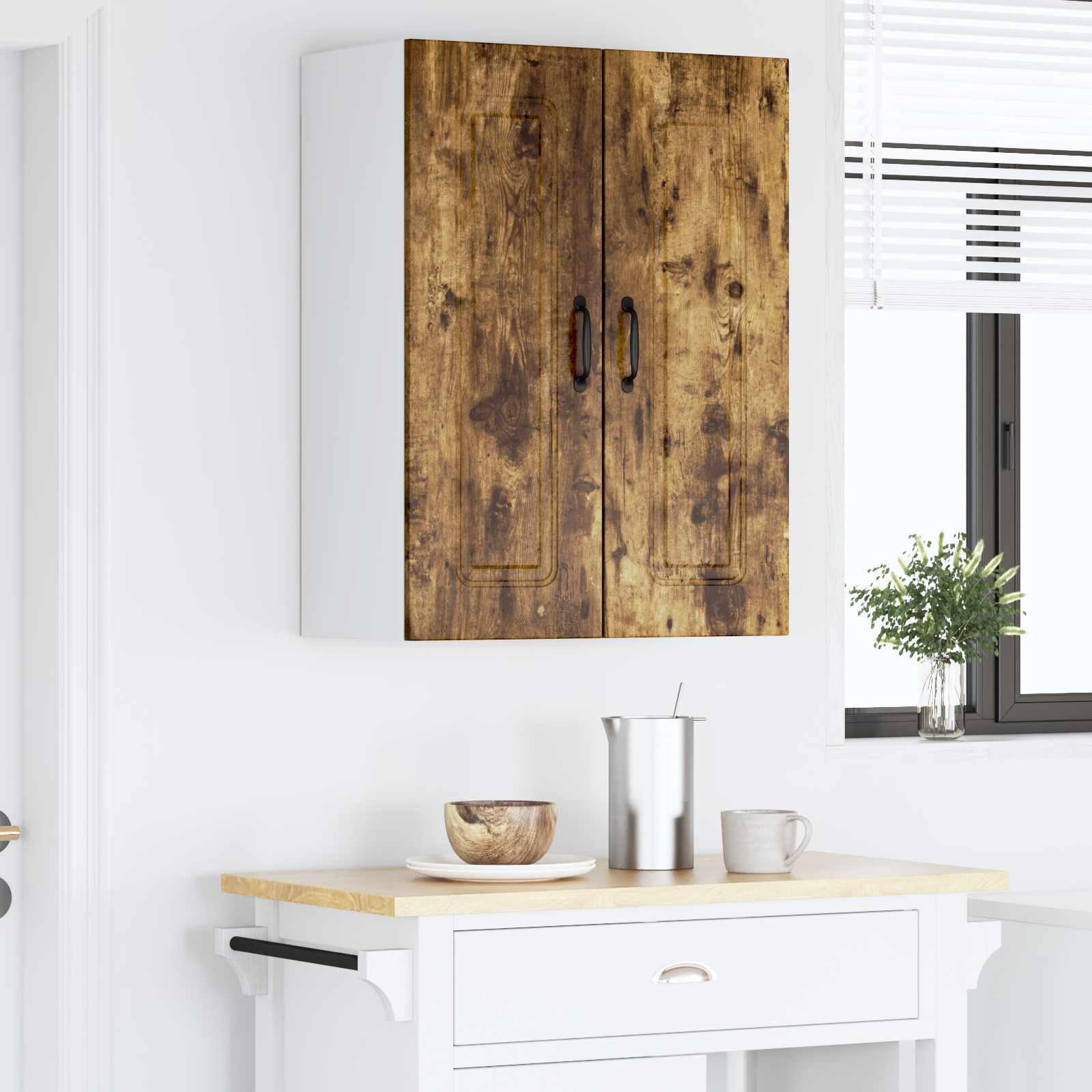 Vaatwasserpaneel Kalmar Gerookt eiken 60 x 31 x 80 cm is nu te koop bij PeponiXL, paradijselijk wonen!