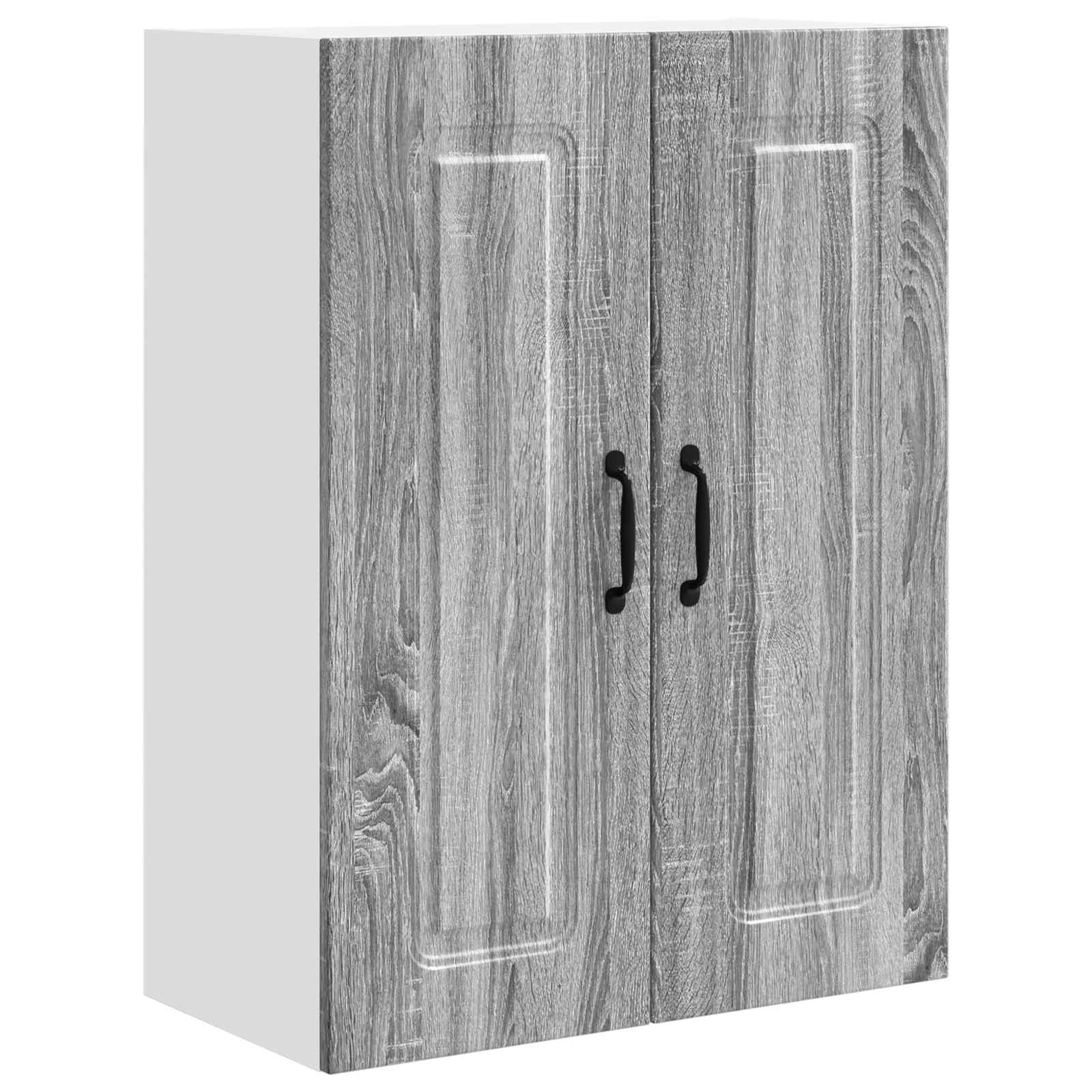 Keukenkast Kalmar Grijs Sonoma 60 x 31 x 80 cm Bewerkt hout is nu te koop bij PeponiXL, paradijselijk wonen!