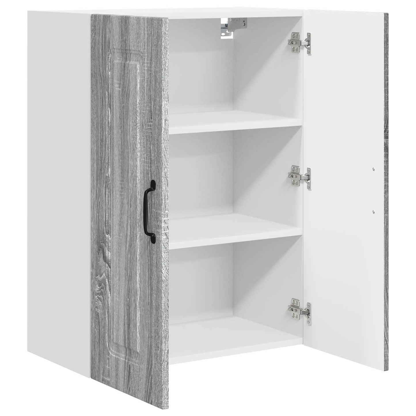 Keukenkast Kalmar Grijs Sonoma 60 x 31 x 80 cm Bewerkt hout is nu te koop bij PeponiXL, paradijselijk wonen!